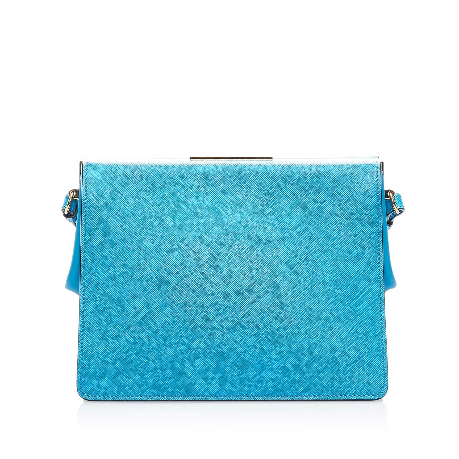 Prada Saffiano Light Frame Crossbody Bag - Rovelle Bags