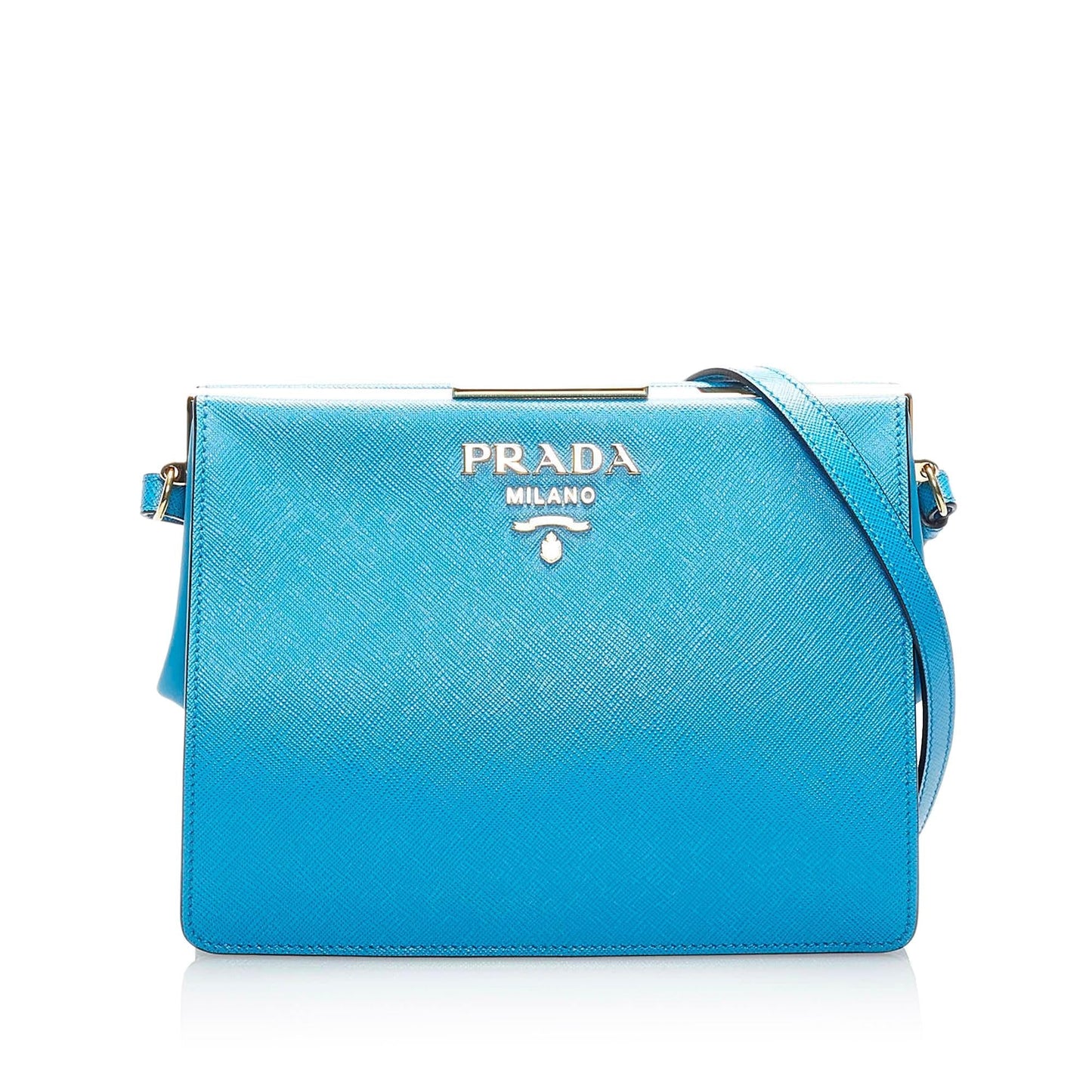 Prada Saffiano Light Frame Crossbody Bag - Rovelle Bags