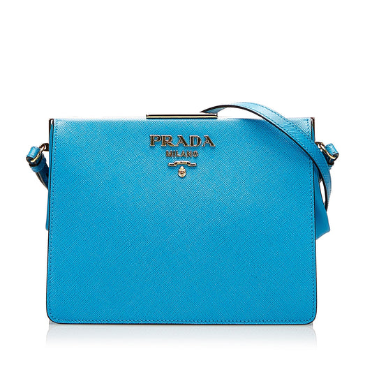 Prada Saffiano Light Frame Crossbody - Rovelle Bags