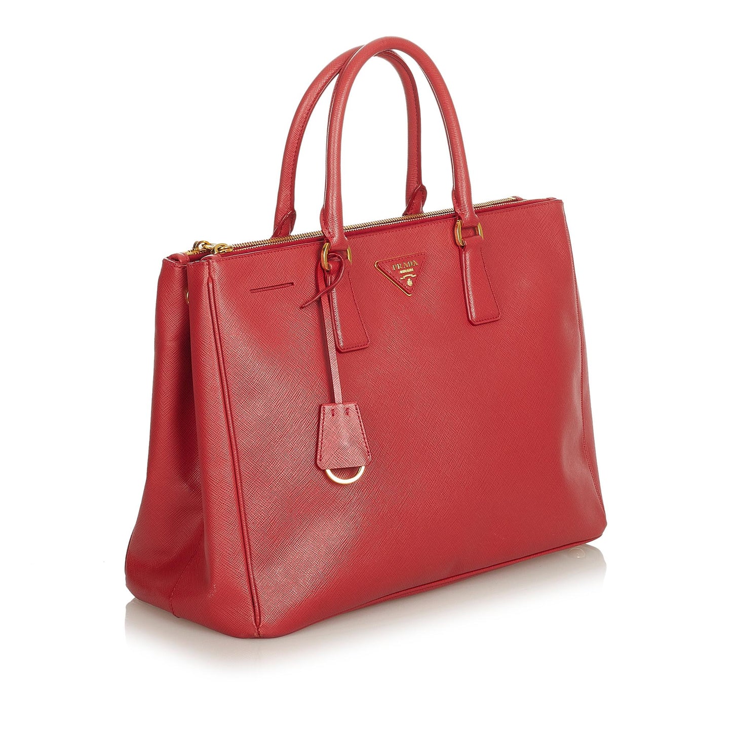 Prada Saffiano Lux Double Zip Galleria Handbag Style 2 - Rovelle Bags