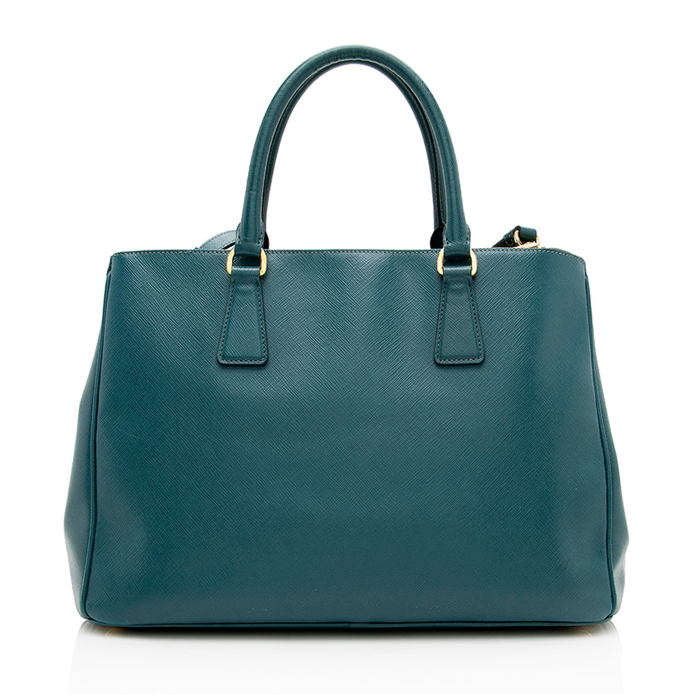 Prada Saffiano Lux Double-Zip Medium Tote Style 5 - Rovelle Bags