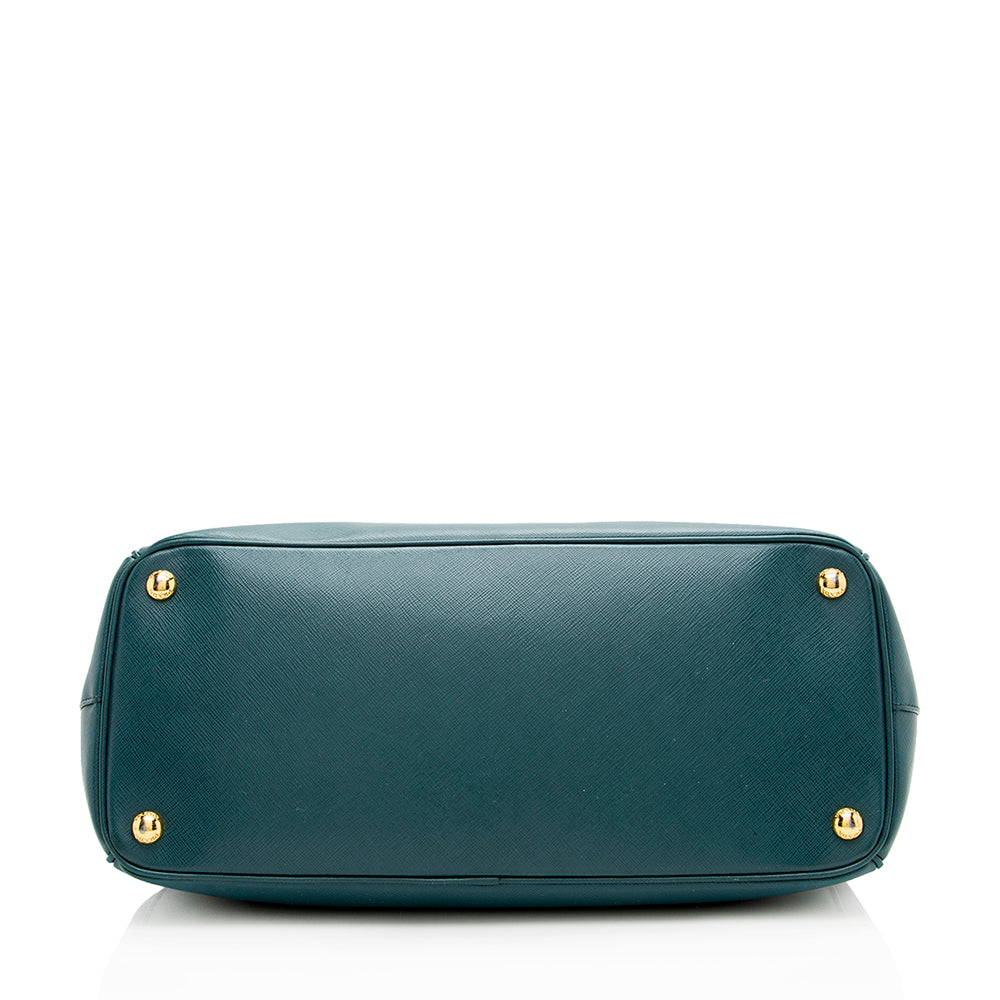 Prada Saffiano Lux Double-Zip Medium Tote Style 5 - Rovelle Bags