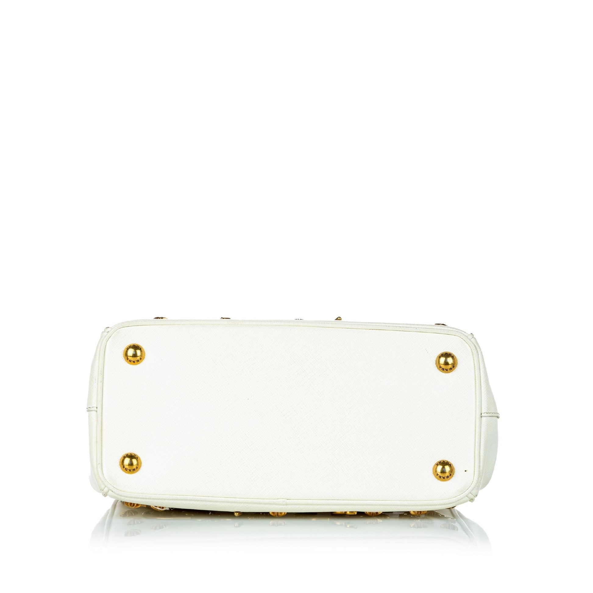 Prada Saffiano Lux Galleria Astrology Double Zip Handbag - Rovelle Bags