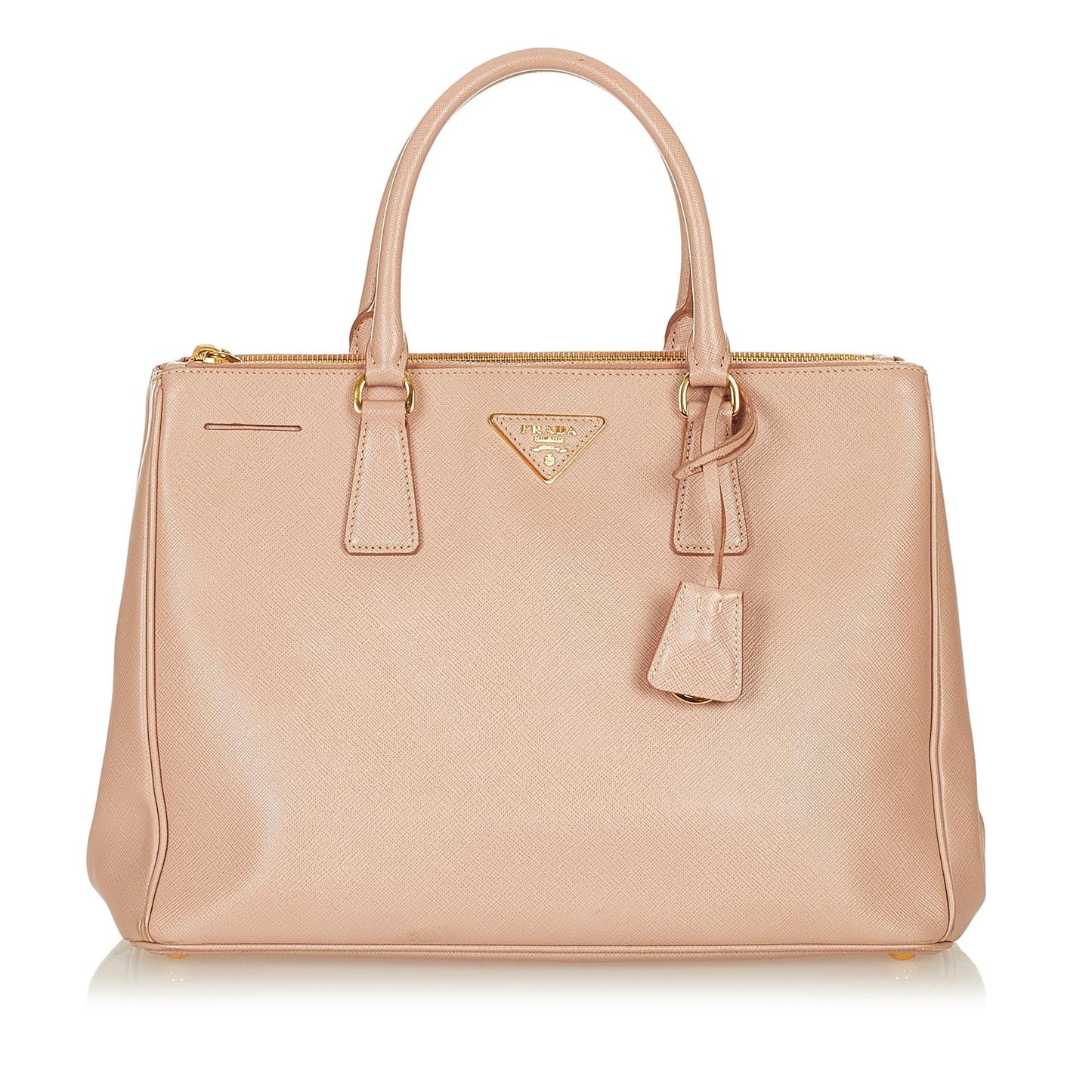 Prada Saffiano Lux Galleria Double Zip Satchel Style 7 - Rovelle Bags