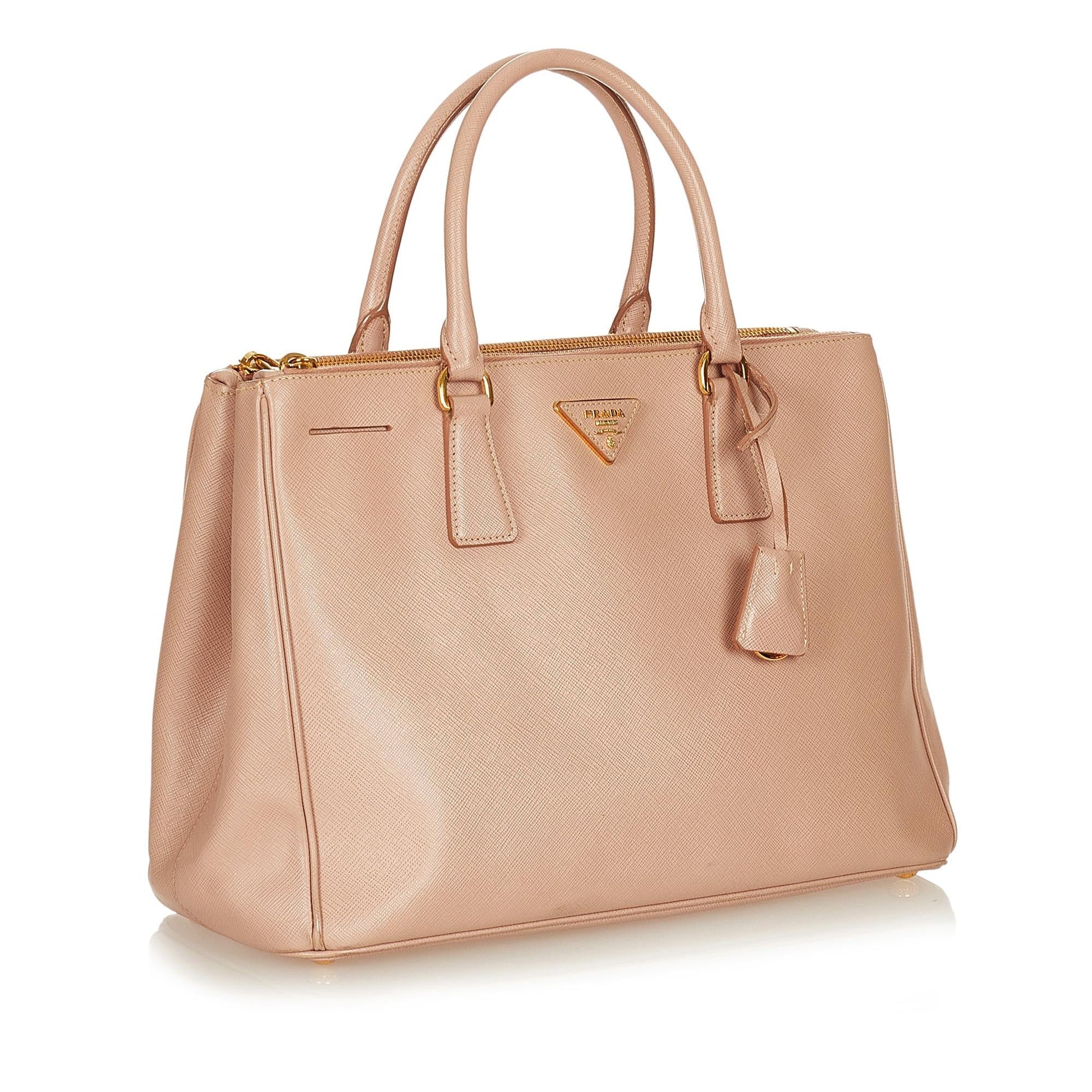 Prada Saffiano Lux Galleria Double Zip Satchel Style 7 - Rovelle Bags