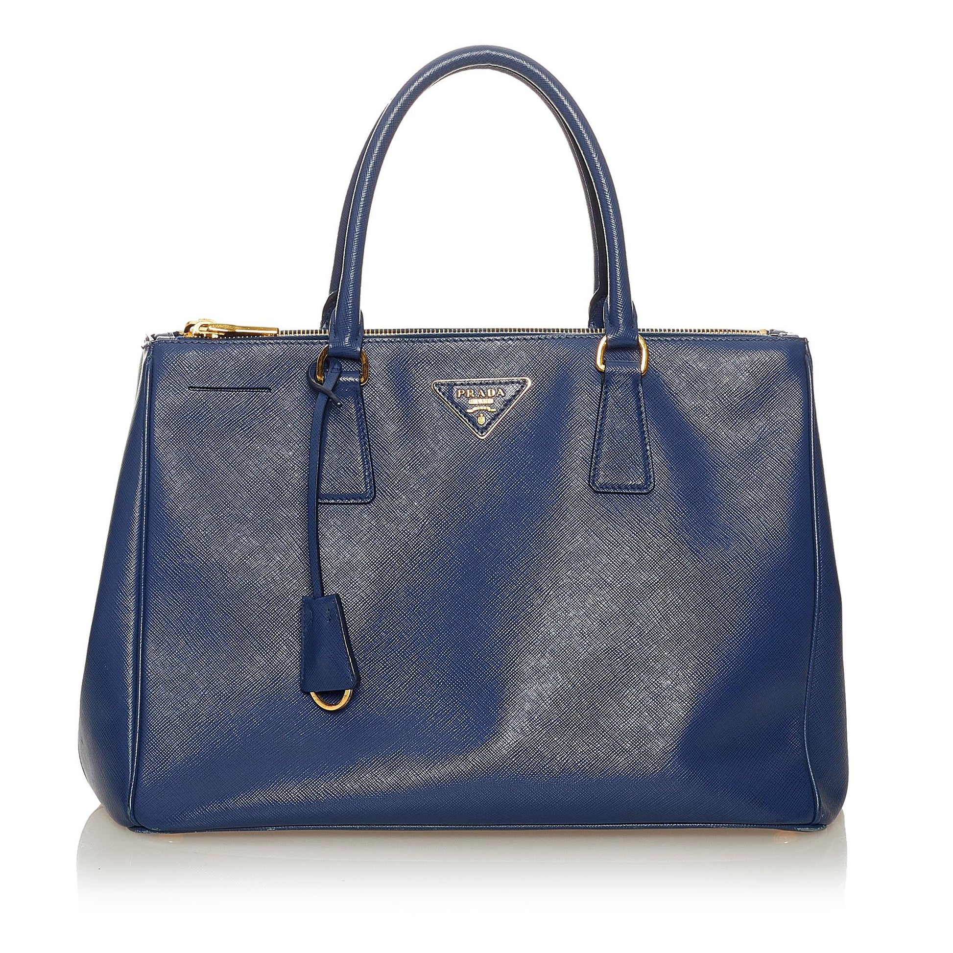 Prada Saffiano Lux Galleria Double Zip Satchel Style 6 - Rovelle Bags