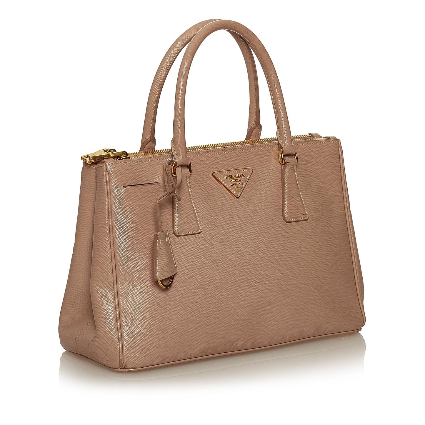 Prada Saffiano Lux Galleria Double Zip Satchel Style 5 - Rovelle Bags