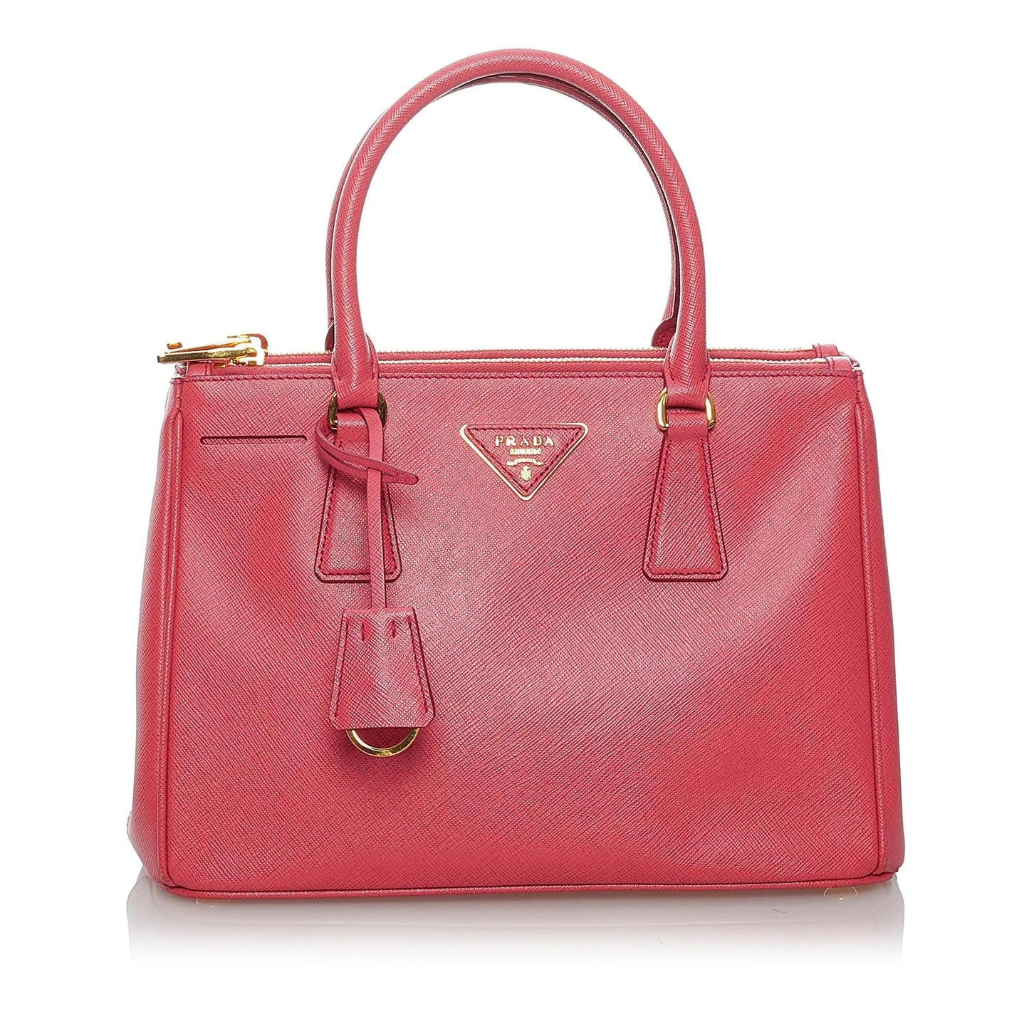 Prada Saffiano Lux Galleria Double Zip Satchel Style 4 - Rovelle Bags