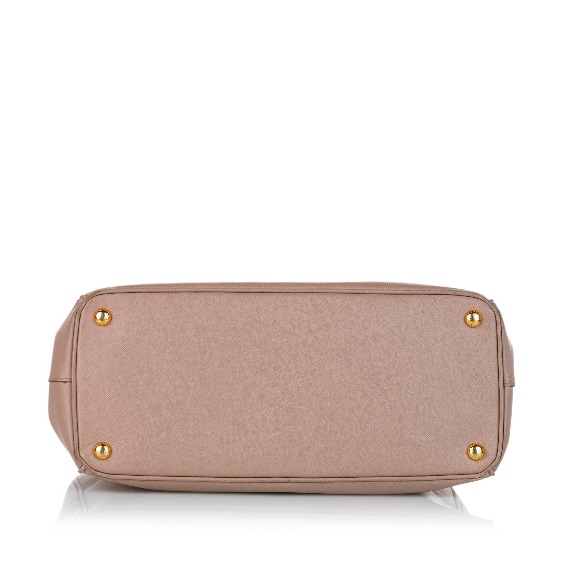 Prada Saffiano Lux Galleria Double Zip Satchel Style 3 - Rovelle Bags
