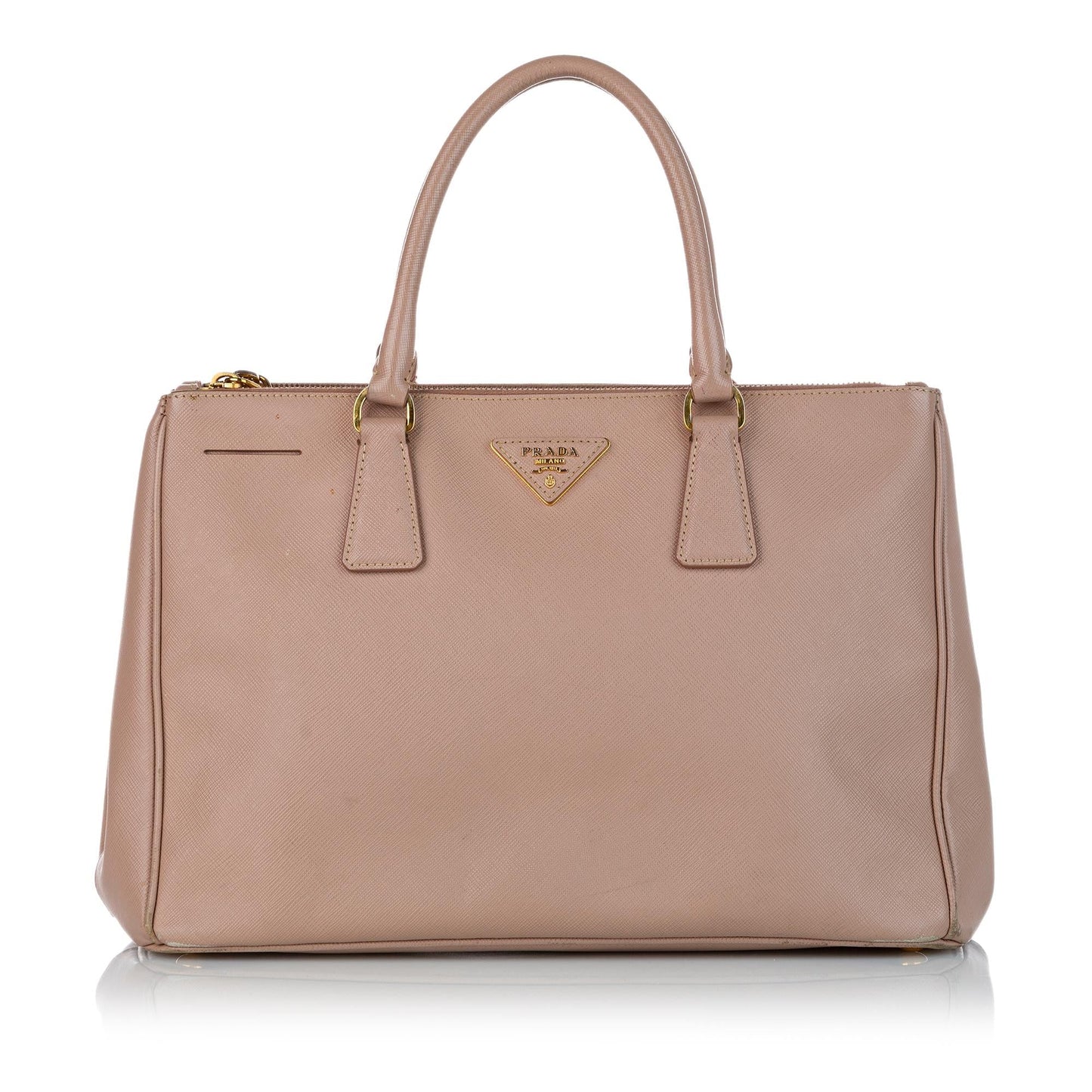 Prada Saffiano Lux Galleria Double Zip Satchel Style 3 - Rovelle Bags