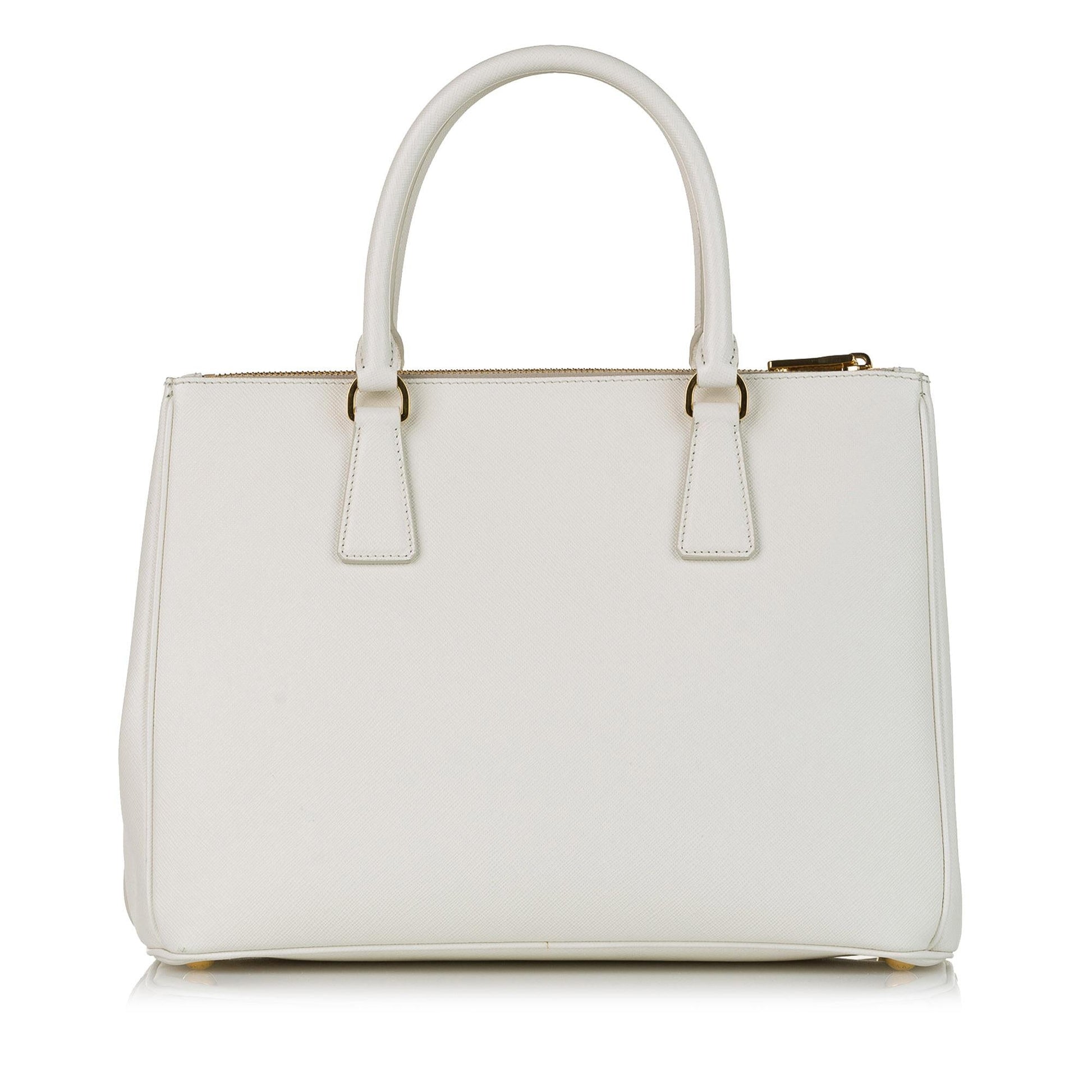 Prada Saffiano Lux Galleria Double Zip Satchel - Rovelle Bags