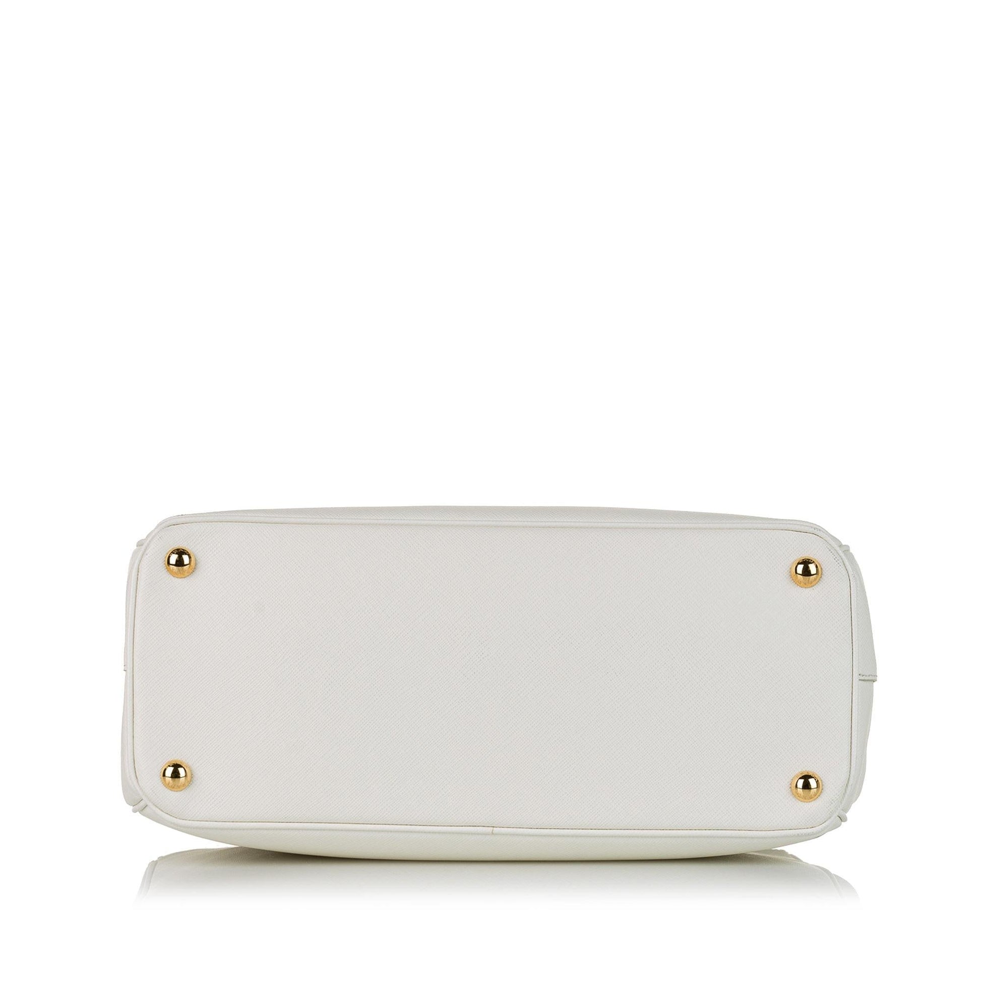 Prada Saffiano Lux Galleria Double Zip Satchel - Rovelle Bags