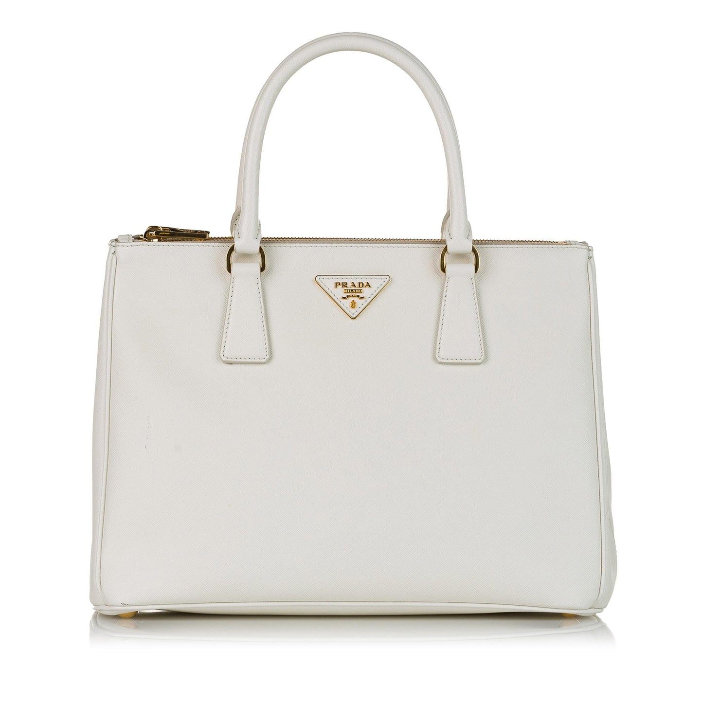 Prada Saffiano Lux Galleria Double Zip Satchel - Rovelle Bags