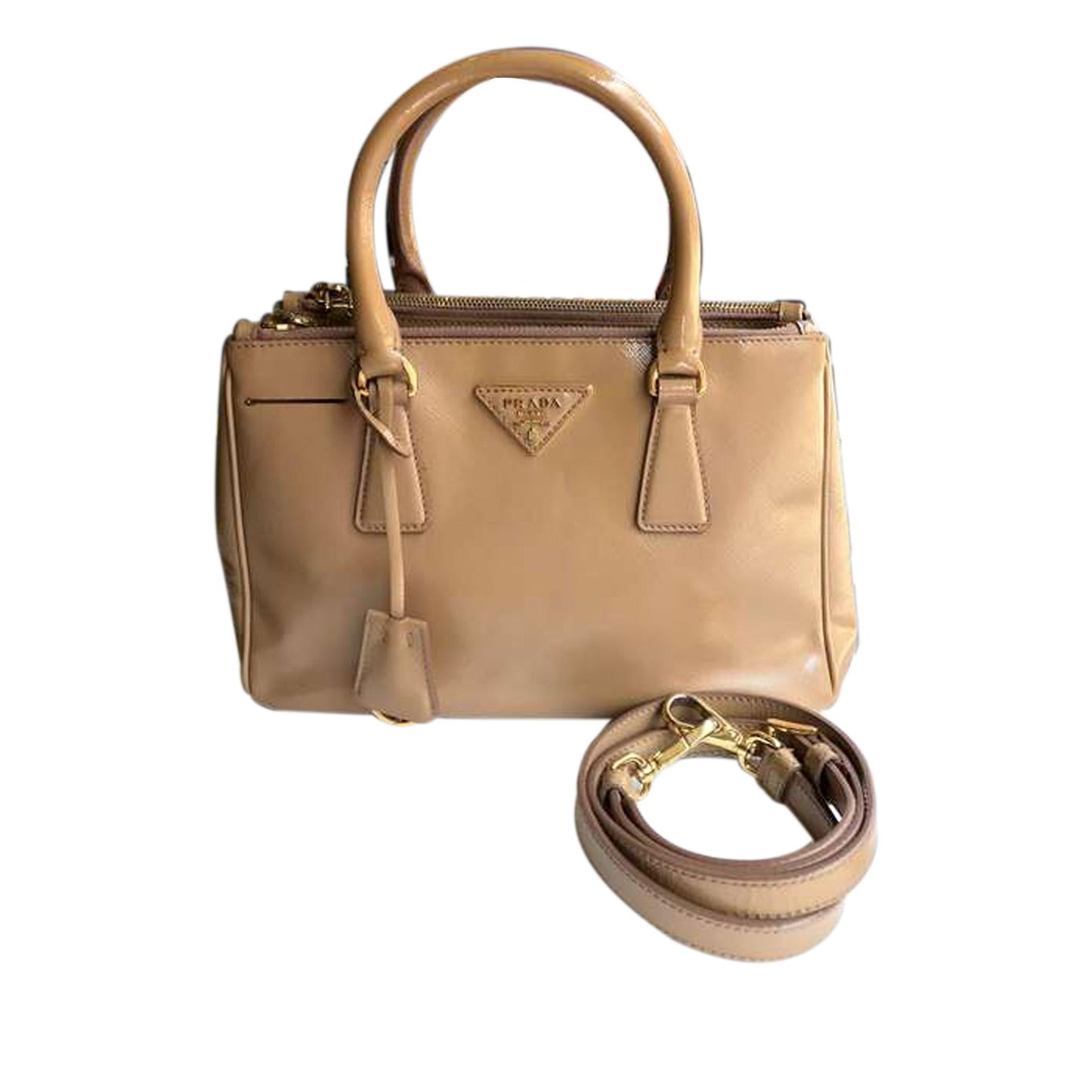 Prada Saffiano Lux Galleria Satchel Style 2 - Rovelle Bags