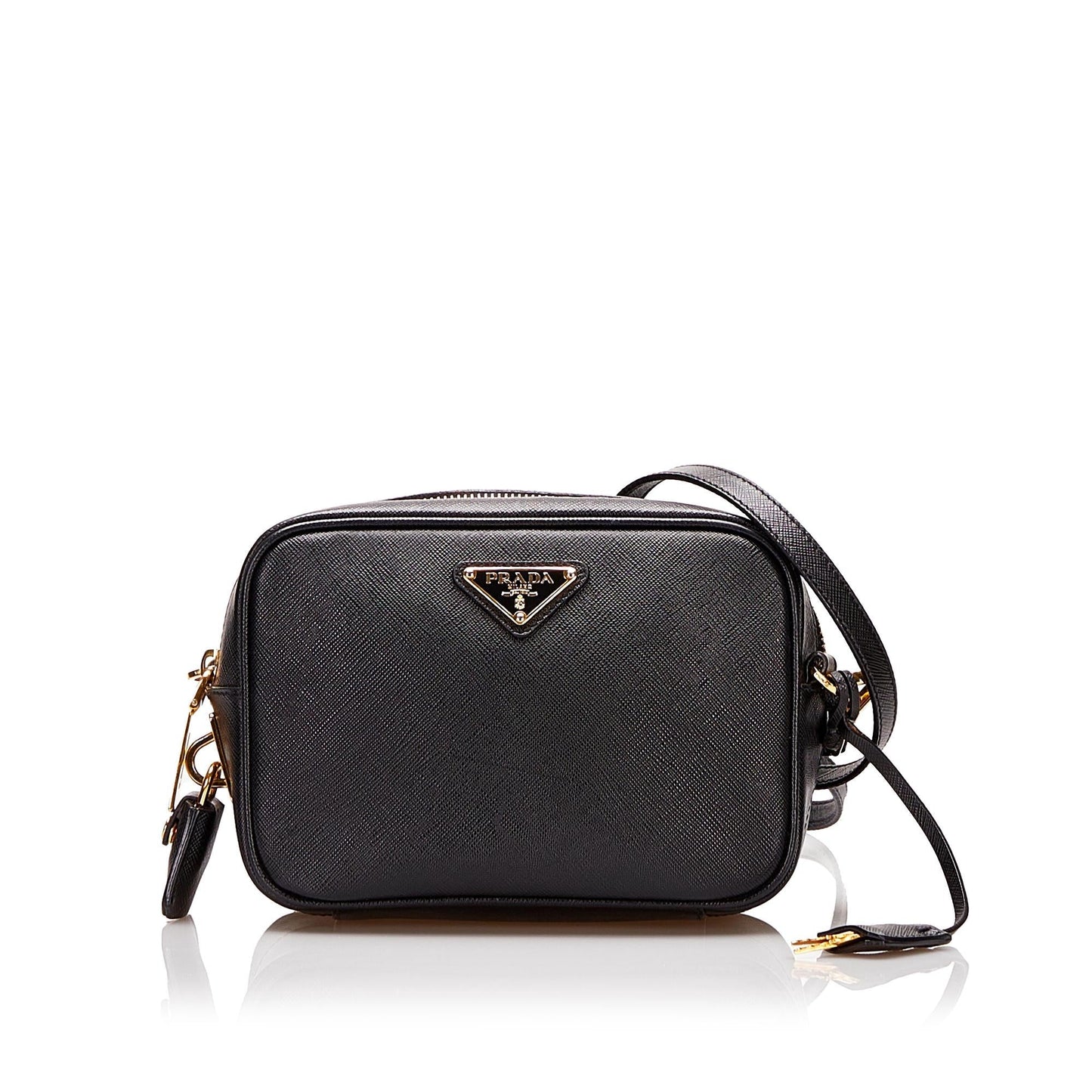 Prada Saffiano Lux Mini Camera Bag - Rovelle Bags