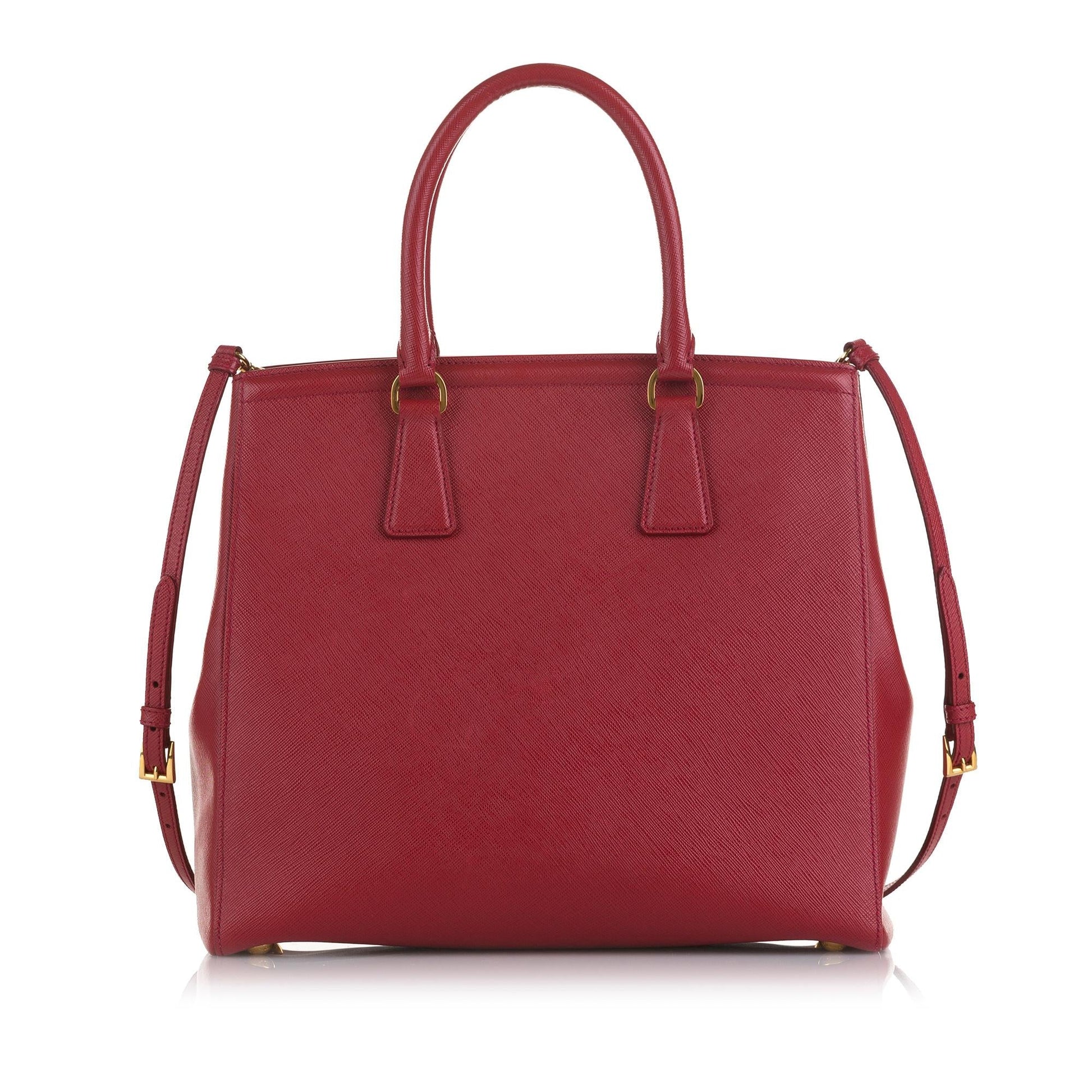 Prada Saffiano Lux Parabole Satchel - Rovelle Bags