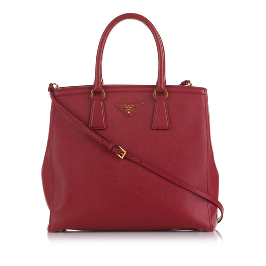 Prada Saffiano Lux Parabole Satchel - Rovelle Bags