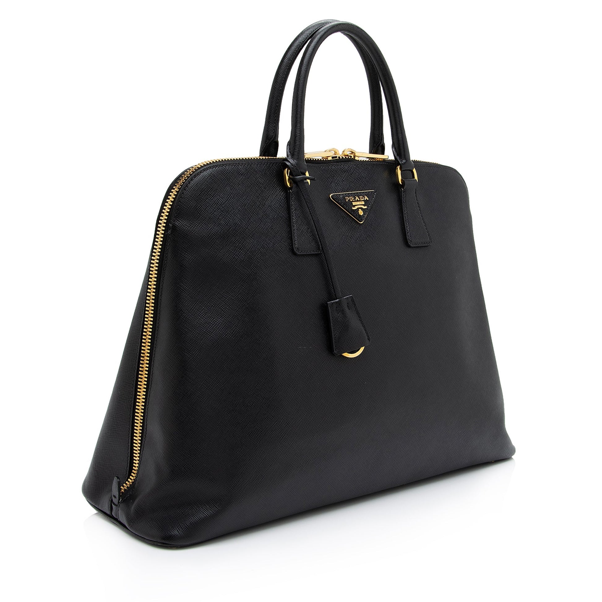Prada Saffiano Lux Promenade Large Satchel - Rovelle Bags