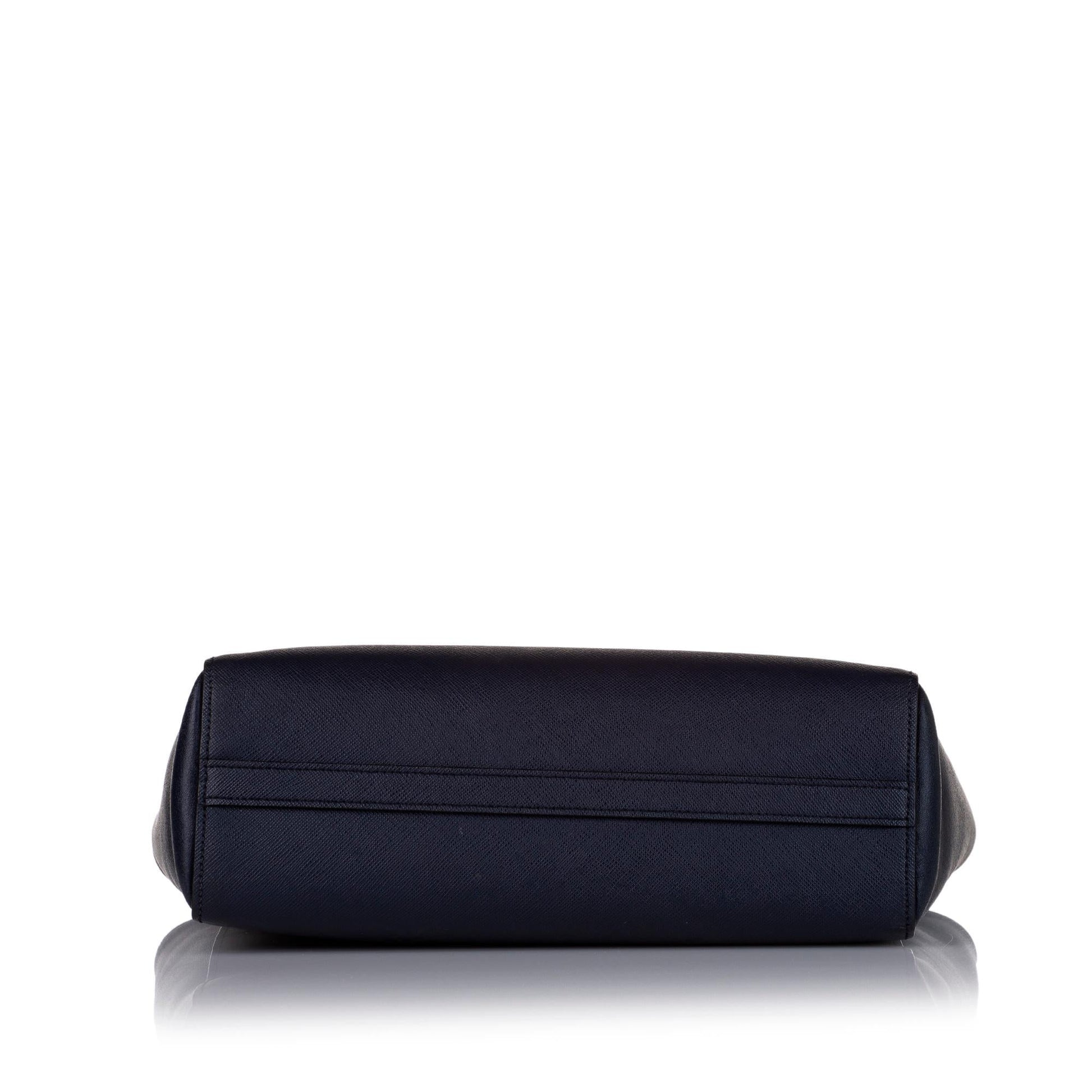 Prada Saffiano Lux & City Calf Zip Tote - Rovelle Bags