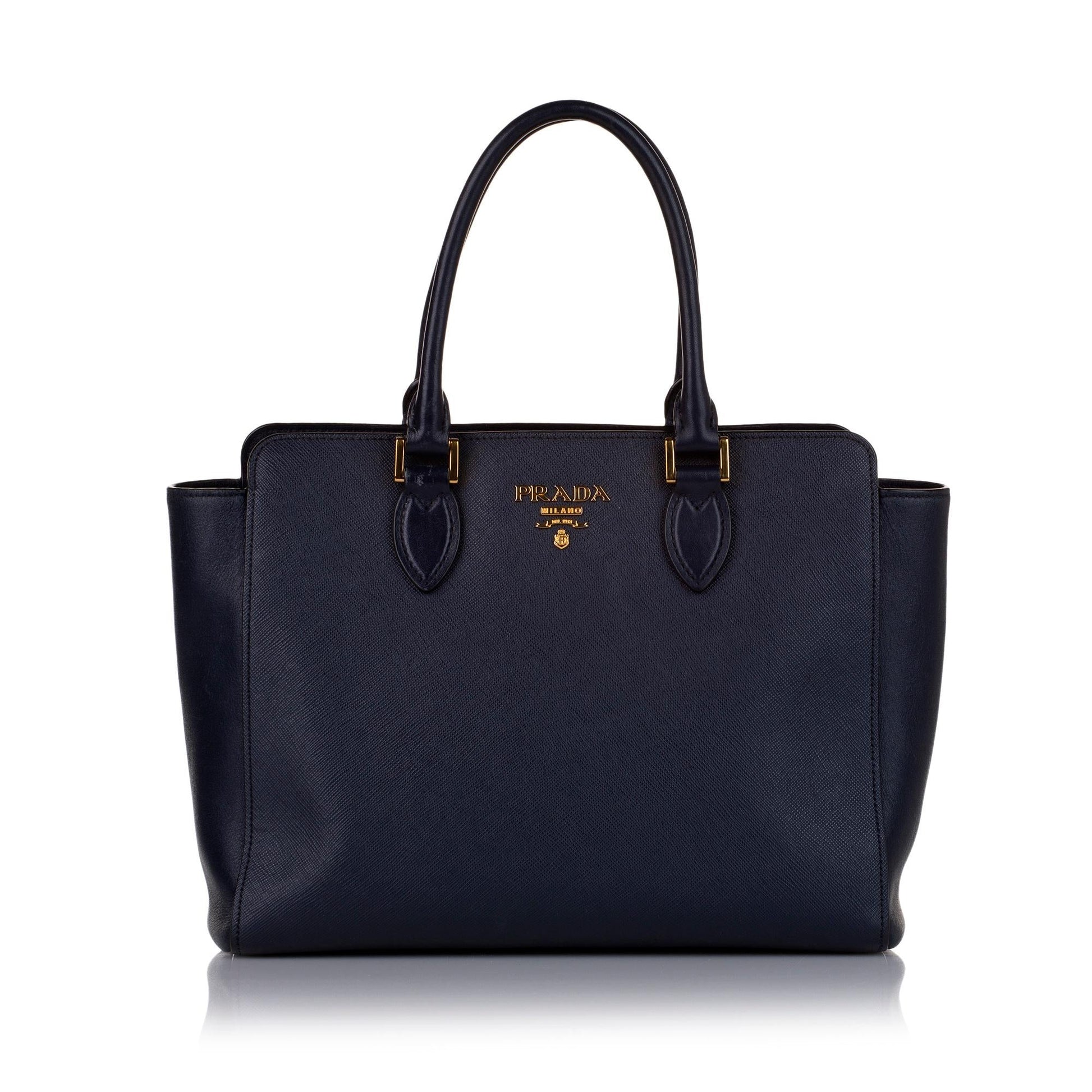 Prada Saffiano Lux & City Calf Zip Tote - Rovelle Bags