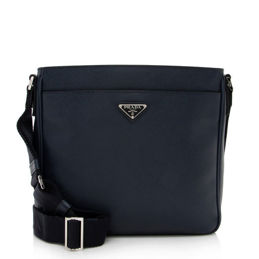 Prada Saffiano Messenger Bag Handbag Style 2 - Rovelle Bags
