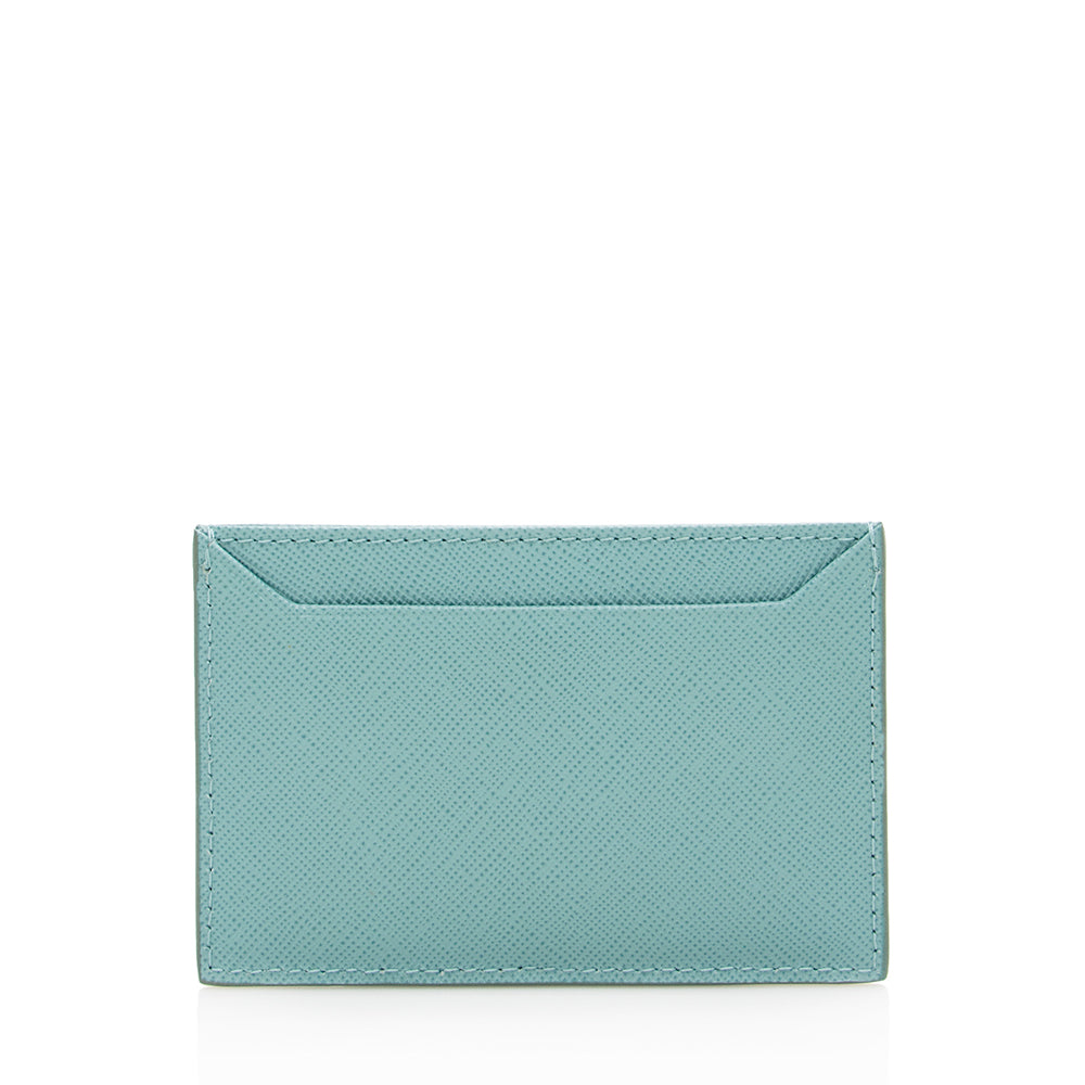 Prada Saffiano Metal Oro Card Case - FINAL Handbag - Rovelle Bags