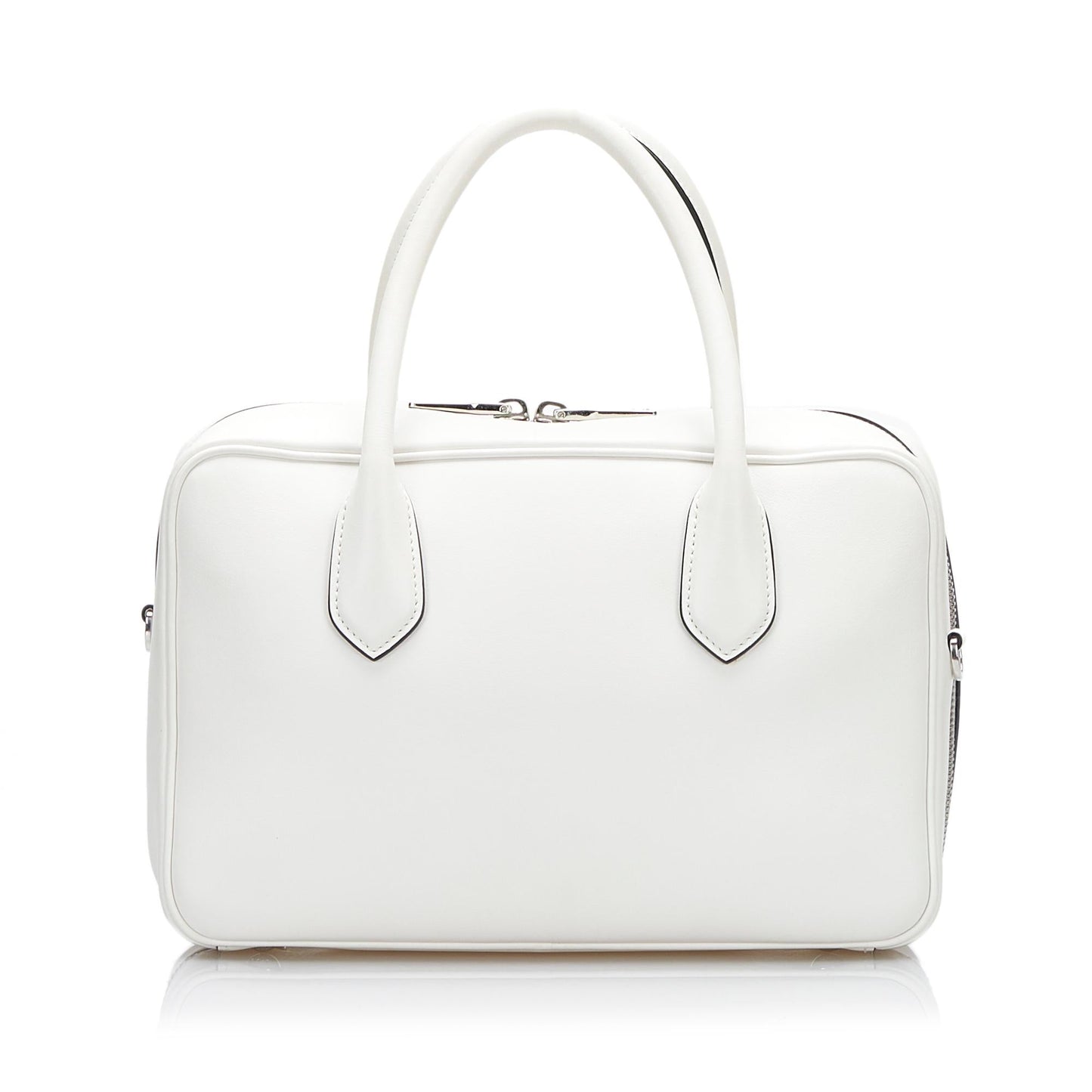 Prada Saffiano Racing Bauletto Satchel - Rovelle Bags