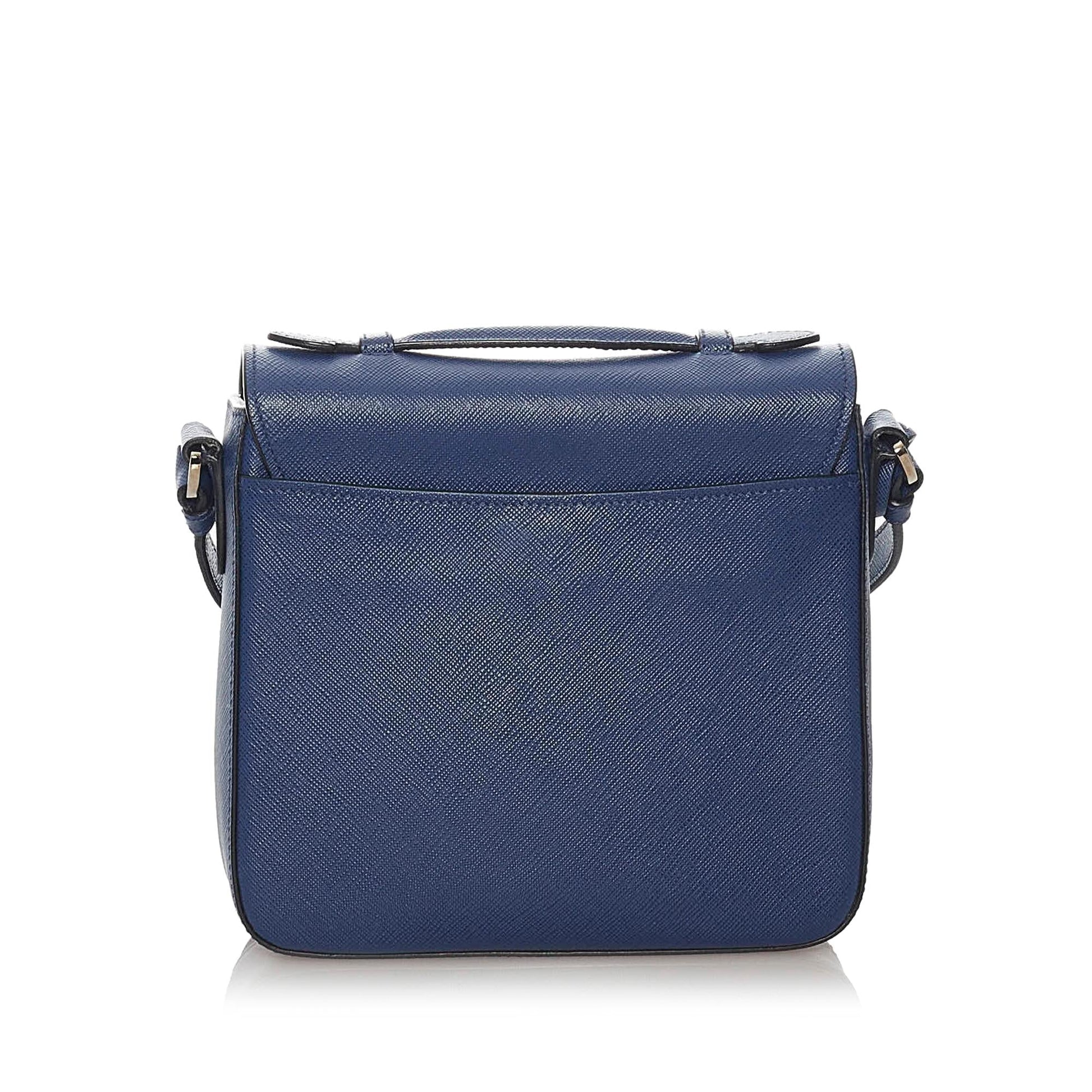 Prada Saffiano Sound Satchel Style 2 - Rovelle Bags