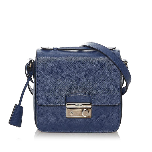 Prada Saffiano Sound Satchel Style 2 - Rovelle Bags