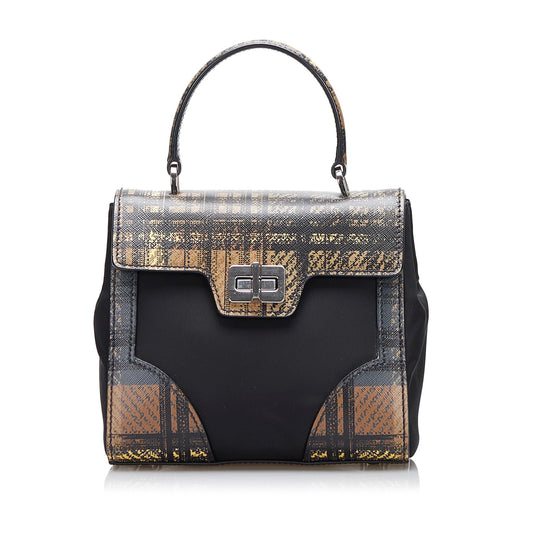 Prada Saffiano Tessuto Satchel - Rovelle Bags