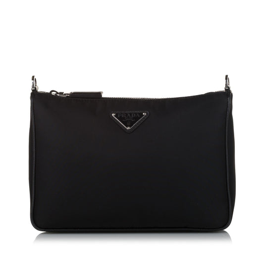 Prada Saffiano-Trimmed Re-Nylon Crossbody Bag - Rovelle Bags