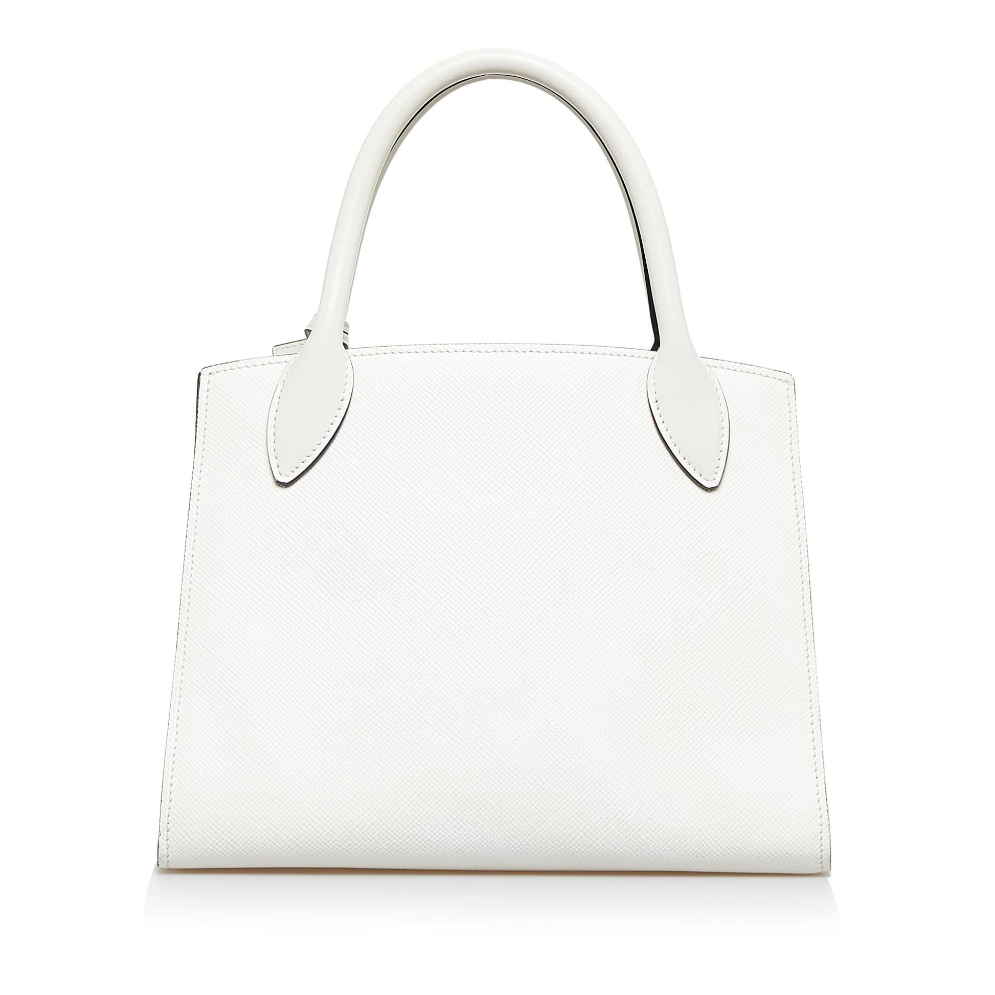 Prada Small Saffiano Monochrome Satchel - Rovelle Bags