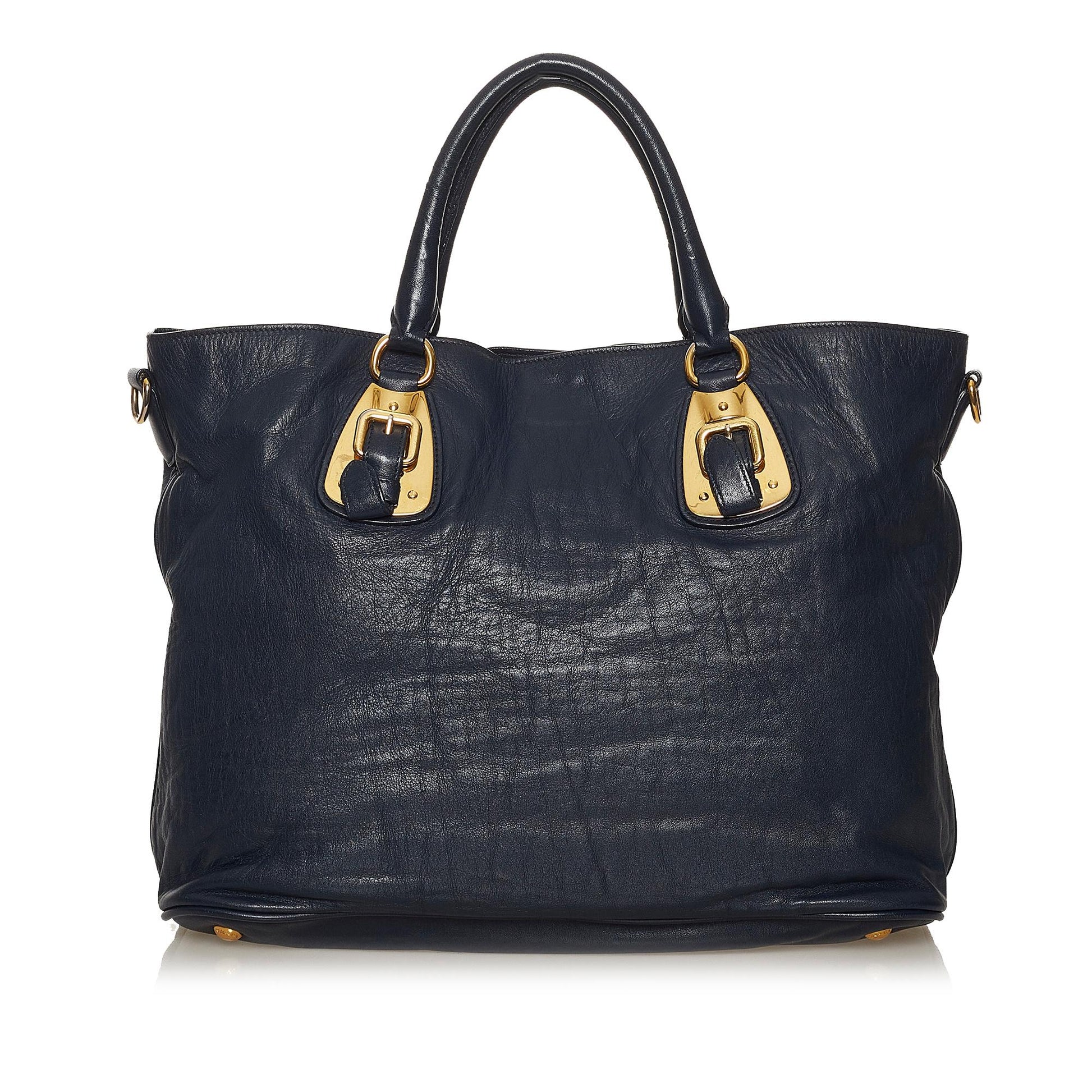 Prada Soft Calf Leather Satchel Style 3 - Rovelle Bags
