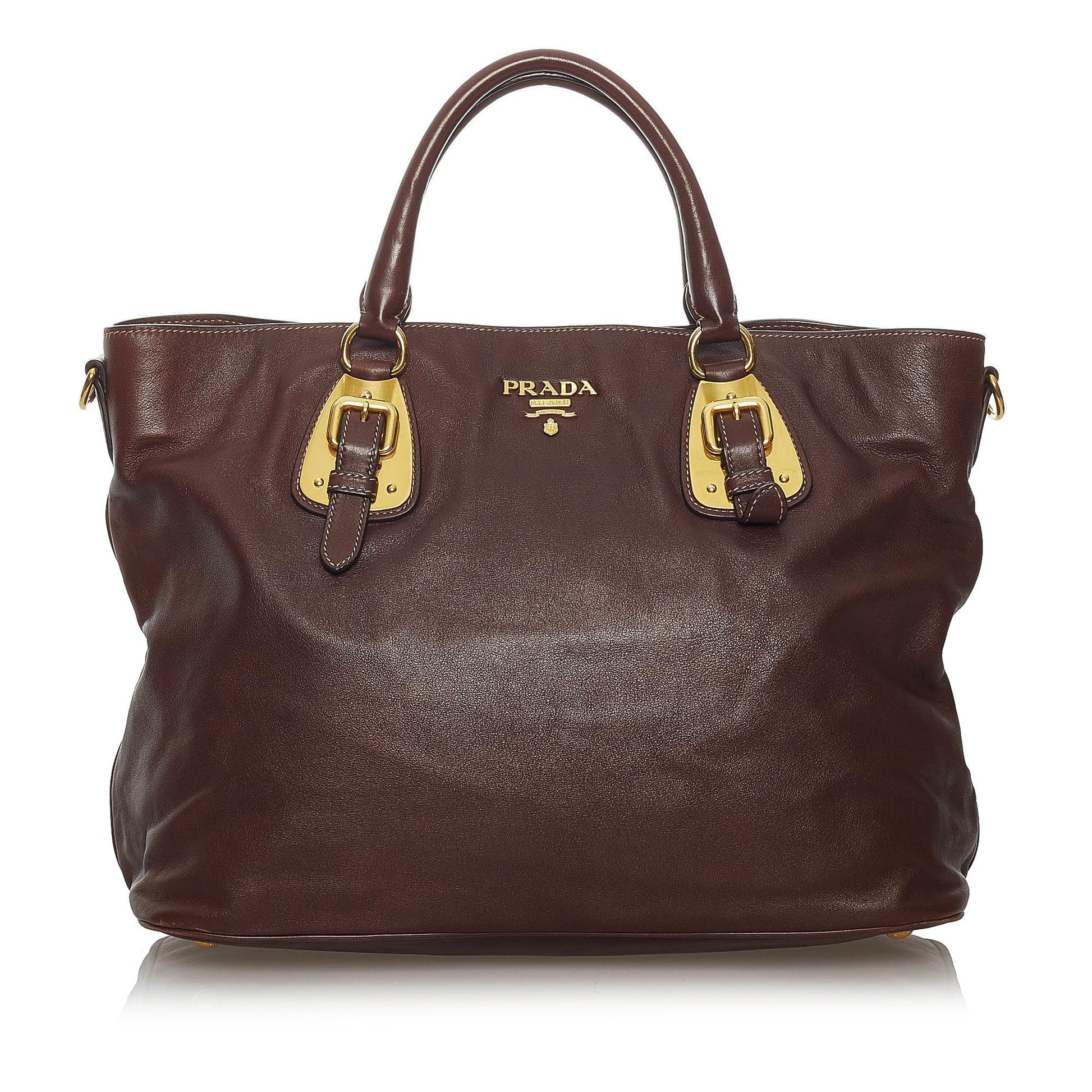 Prada Soft Calf Leather Satchel - Rovelle Bags