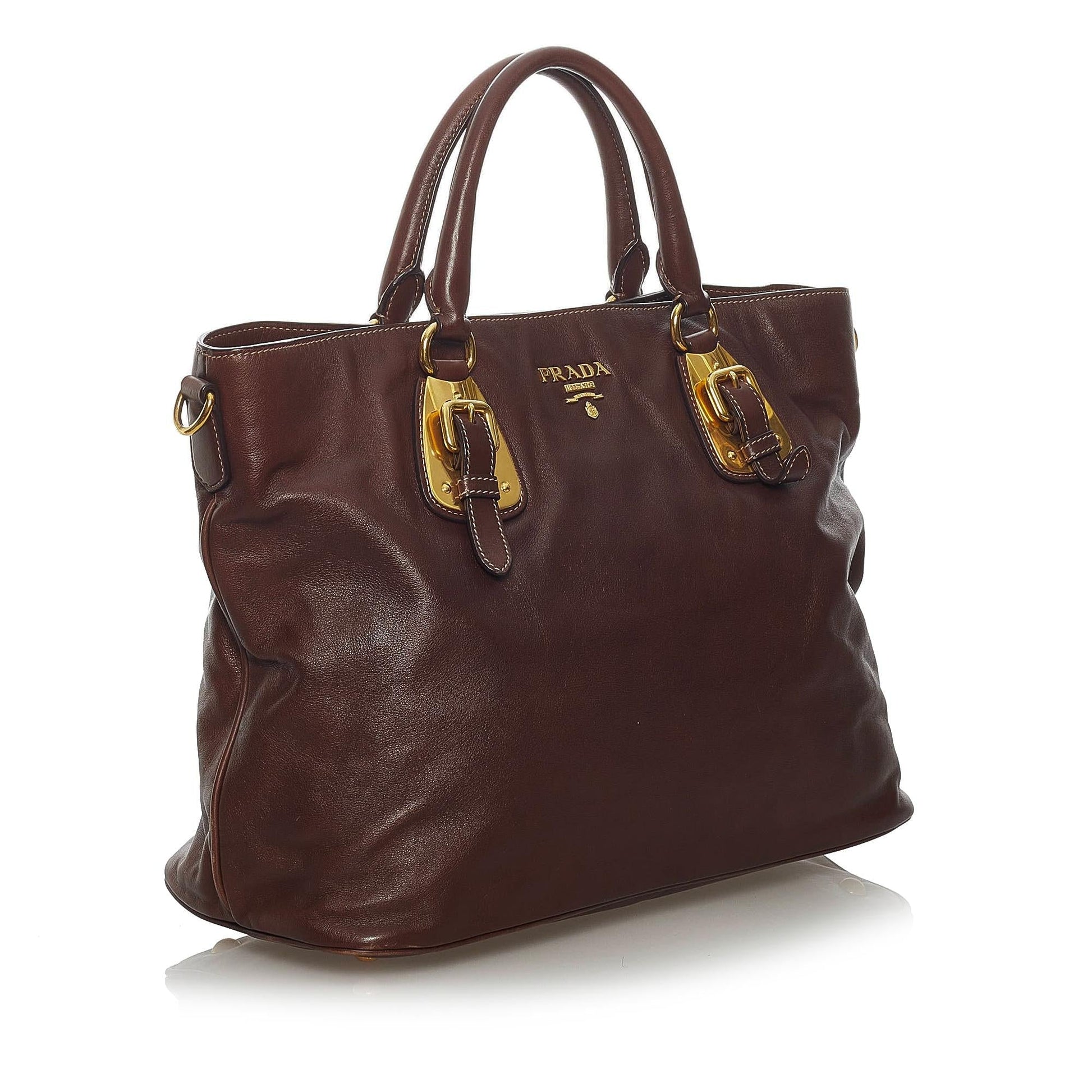 Prada Soft Calf Leather Satchel - Rovelle Bags
