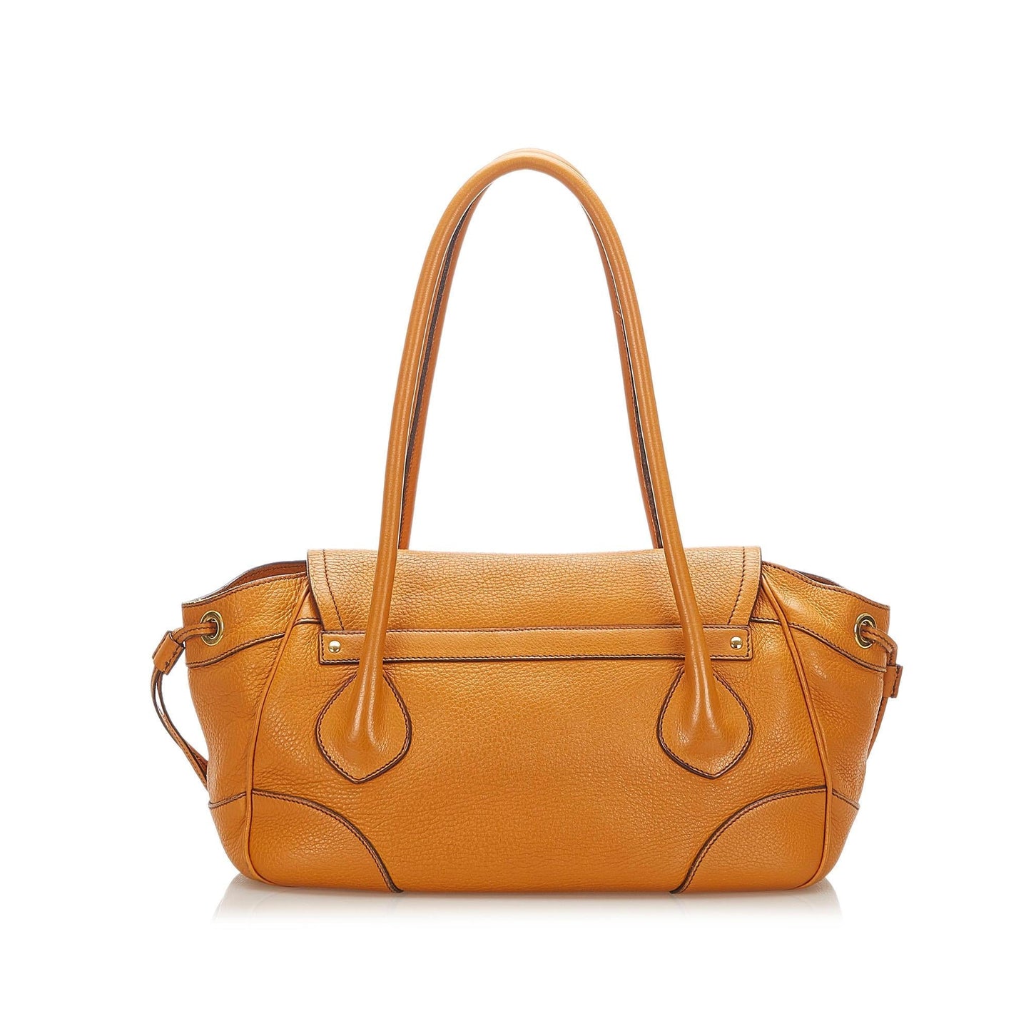 Prada Sound Lock Leather Handbag - Rovelle Bags