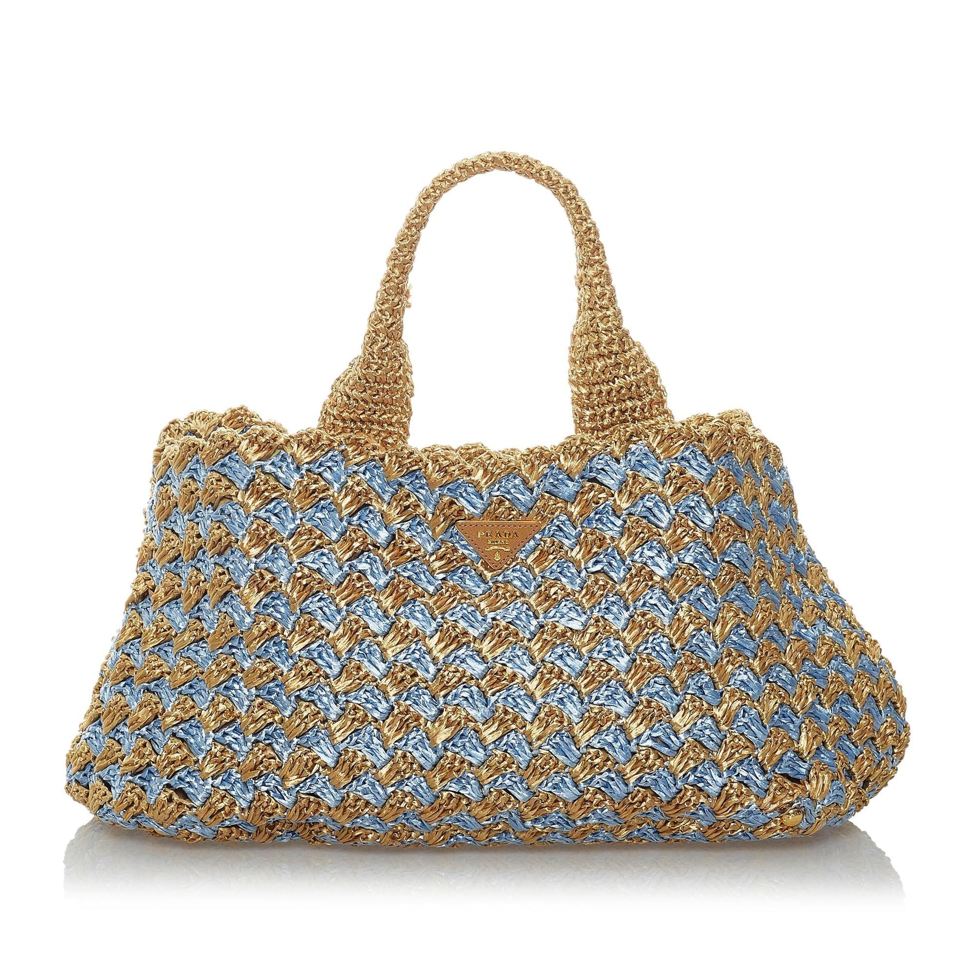 Prada Straw Handbag - Rovelle Bags