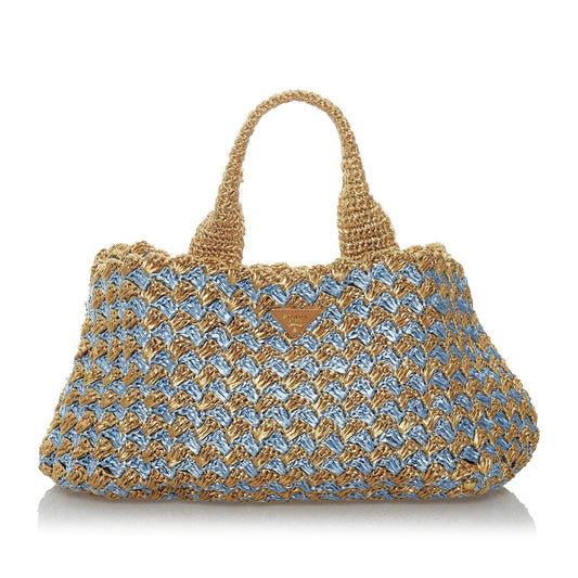 Prada Straw Handbag - Rovelle Bags