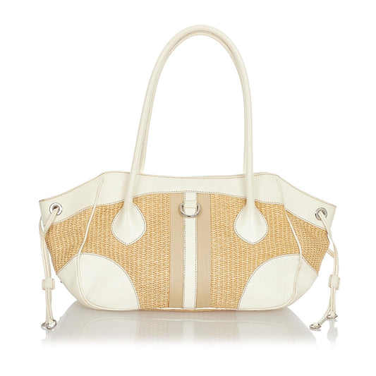 Prada Straw Shoulder Handbag - Rovelle Bags