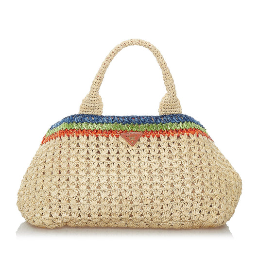 Prada Straw Tote - Rovelle Bags