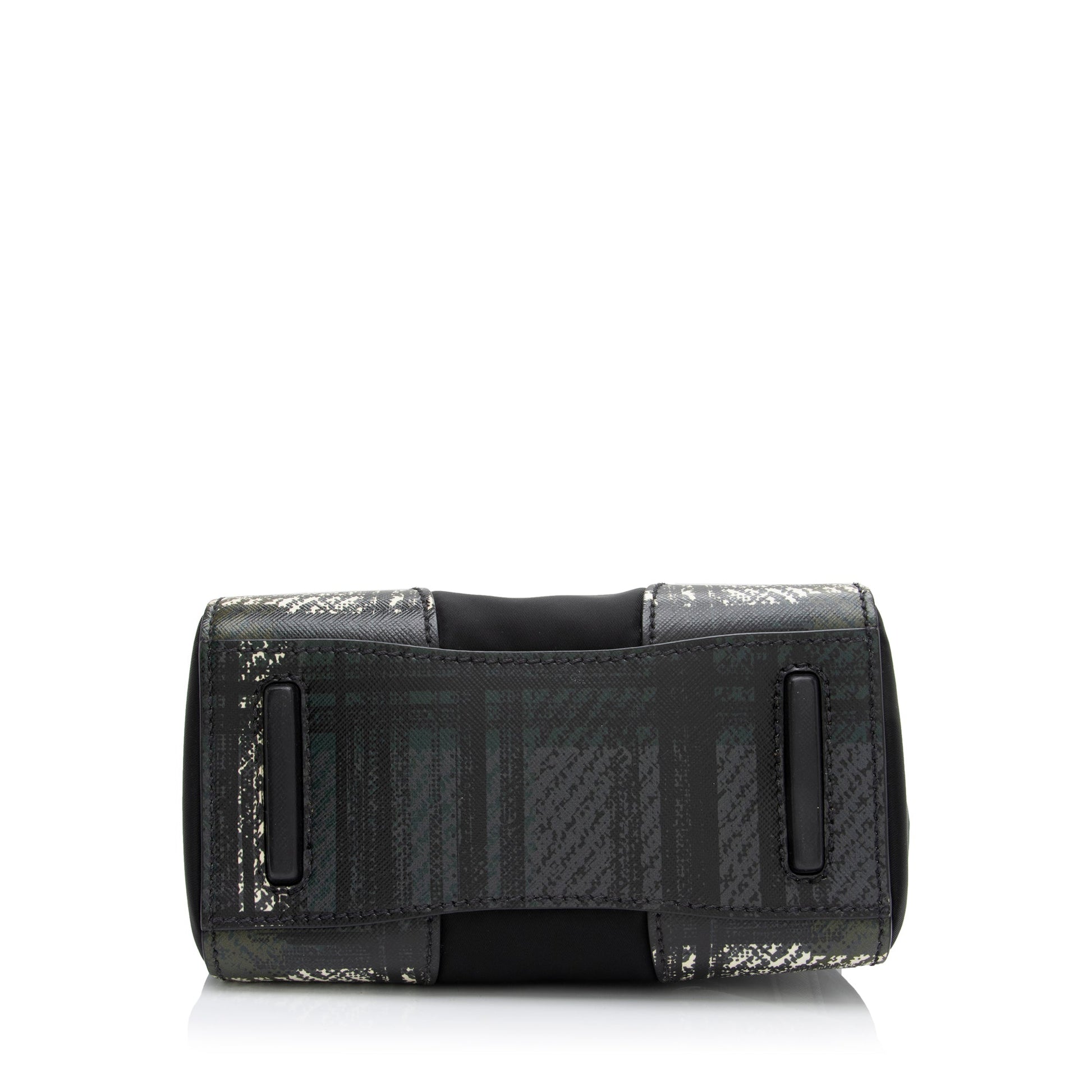 Prada Tartan Saffiano Tessuto Mini Satchel - Rovelle Bags