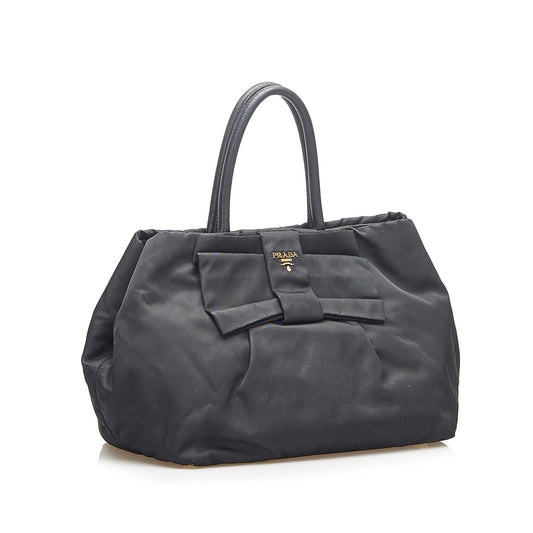 Prada Tessuto Bow Handbag - Rovelle Bags