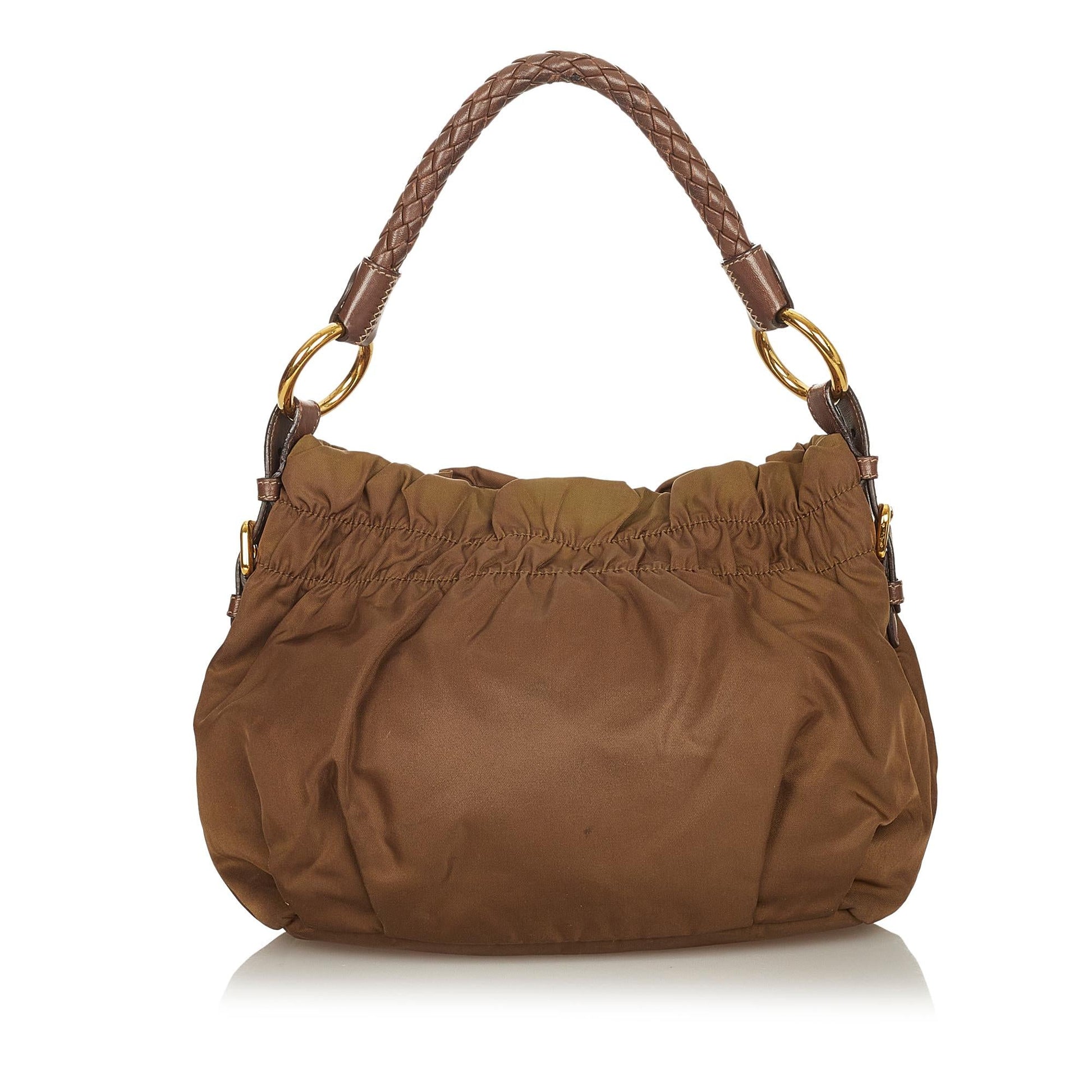 Prada Tessuto Bow Shoulder Bag - Rovelle Bags