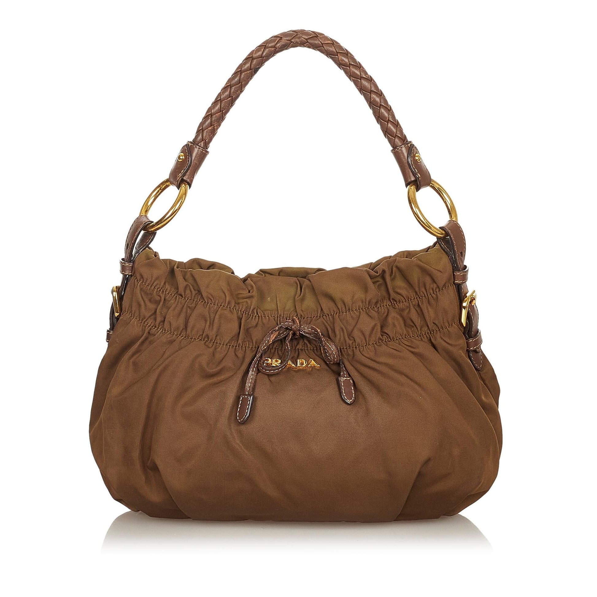 Prada Tessuto Bow Shoulder Bag - Rovelle Bags