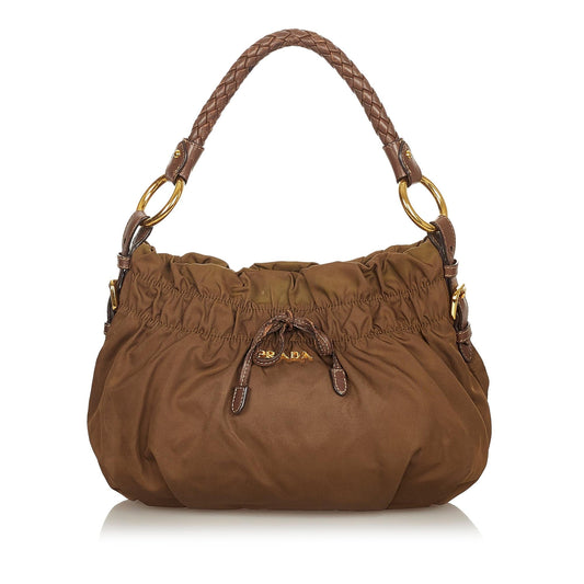Prada Tessuto Bow Shoulder Bag - Rovelle Bags