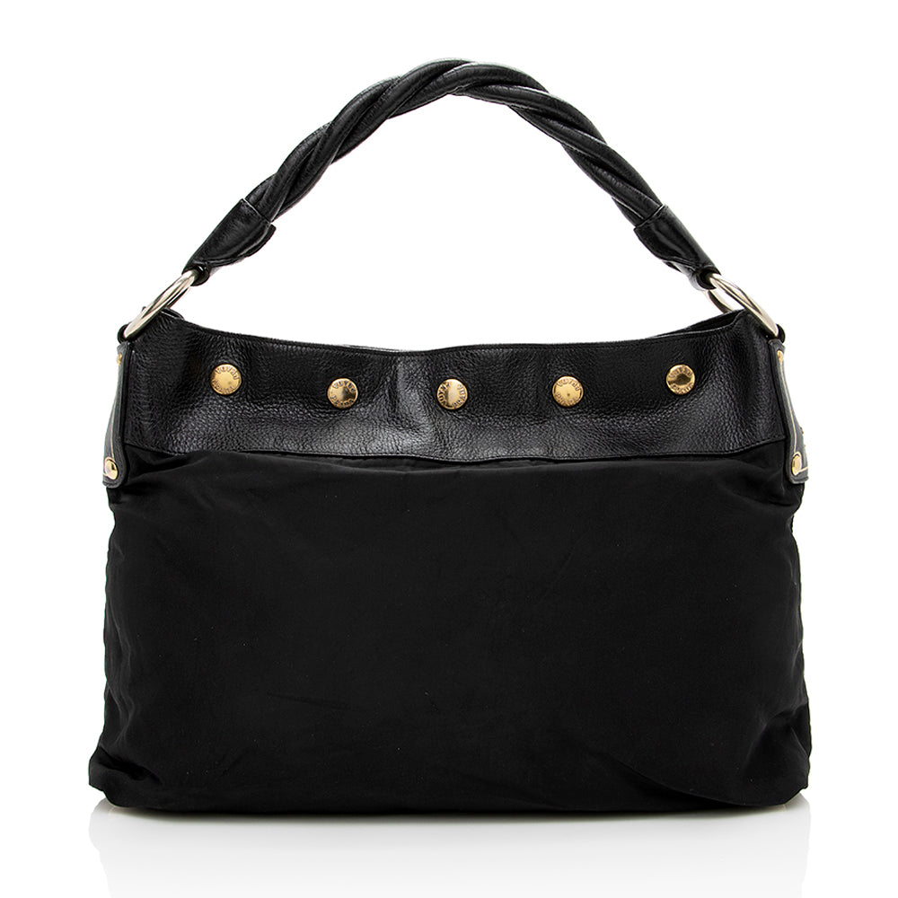 Prada Tessuto Braided Handle Hobo Hobo Bag - Rovelle Bags