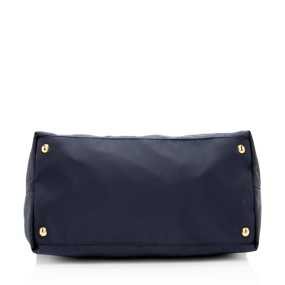 Prada Tessuto Calf Leather Convertible Front Pocket Tote - Rovelle Bags