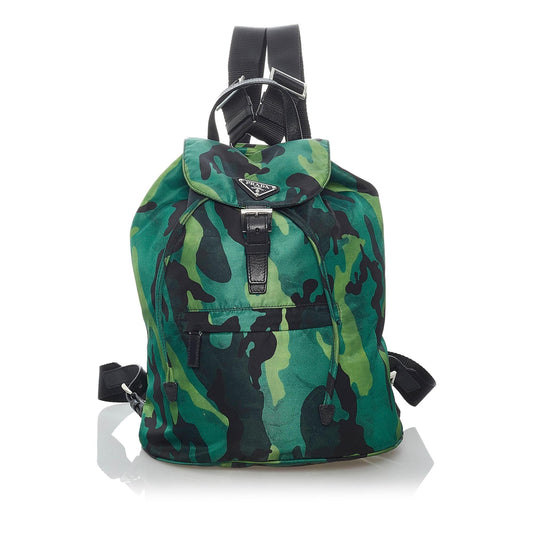 Prada Tessuto Camouflage Backpack Style 4 - Rovelle Bags