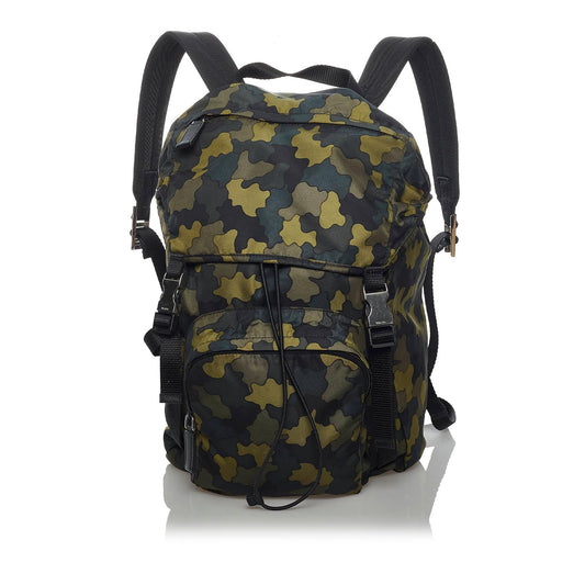 Prada Tessuto Camouflage Backpack Style 2 - Rovelle Bags