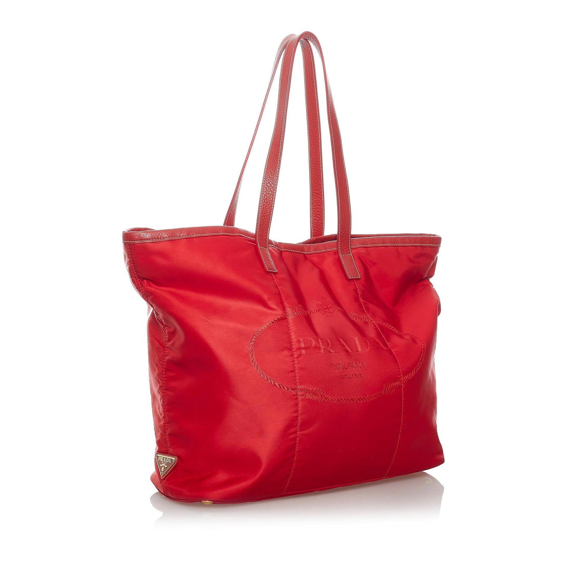 Prada Tessuto Canapa Tote Handbag Style 3 - Rovelle Bags